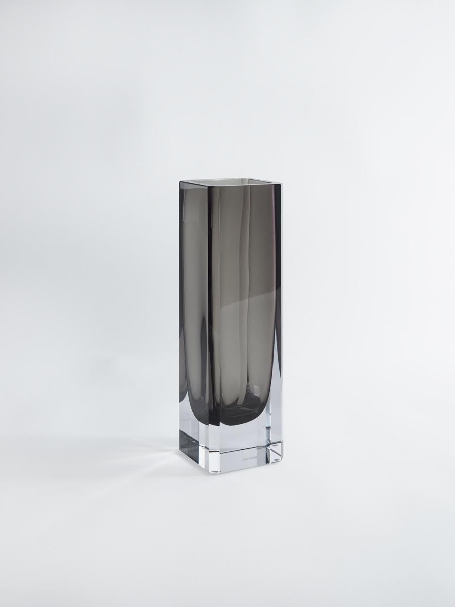 With their clean, minimalist lines, faceted corner detail and sultry colors, 

Greg Natale’s new 1977 vases will make a sophisticated addition to any room.
The vases are part of the Greg Natale Nightlife collection and their name is layered with