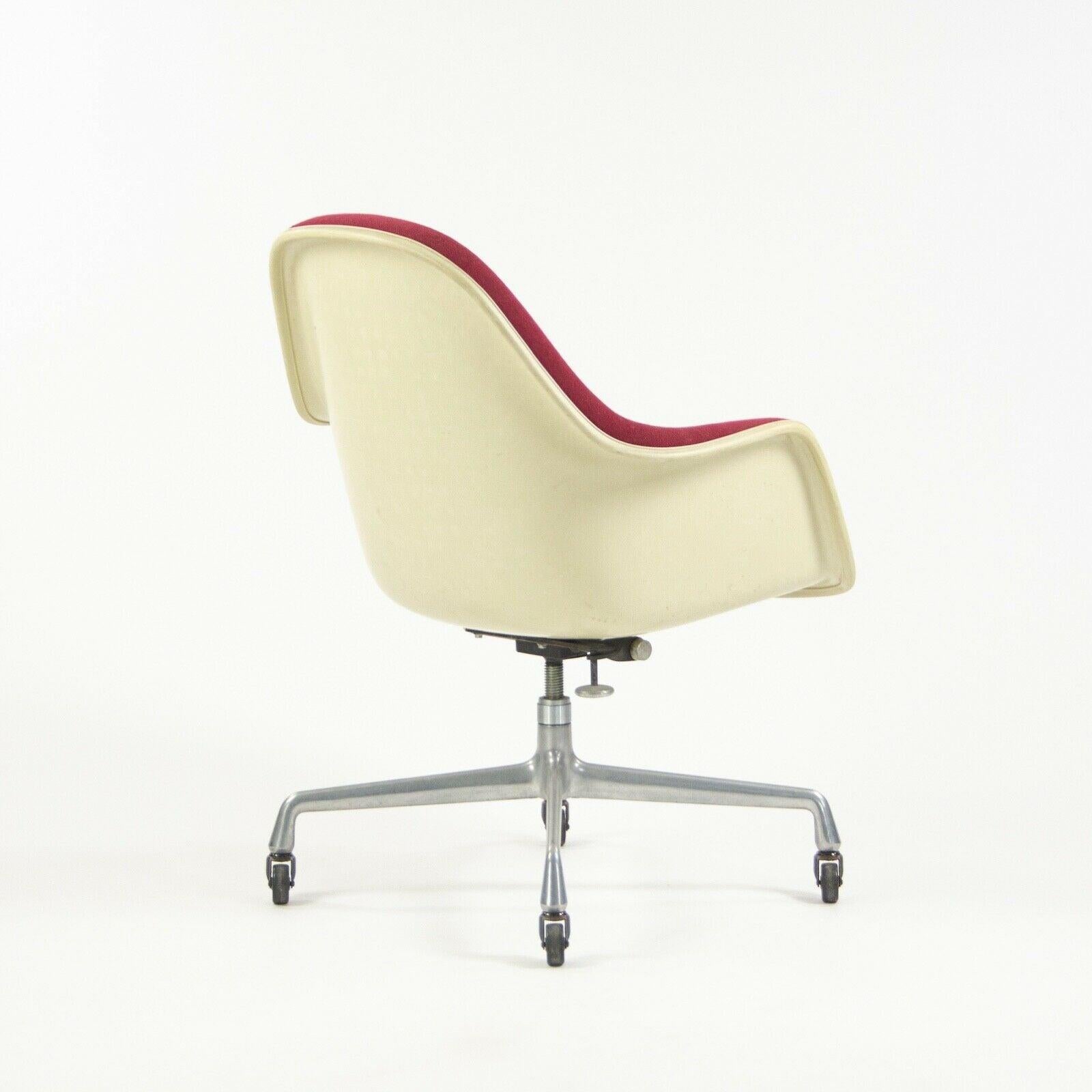 American 1977 Eames Herman Miller EC175 Upholstered Fiberglass Shell Chair For Sale