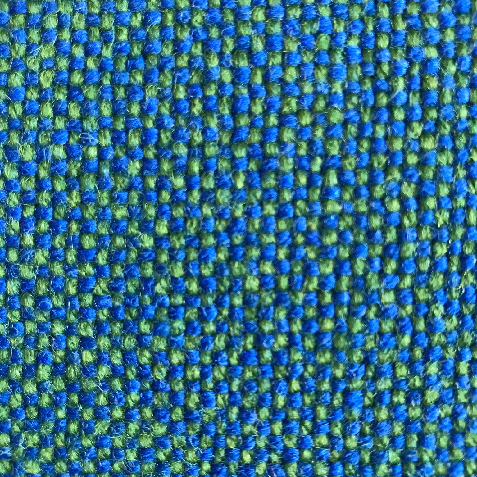1977, Geoffrey Harcourt, Artifort 508 Chair by New Upholstery Blue Green Fabric 2