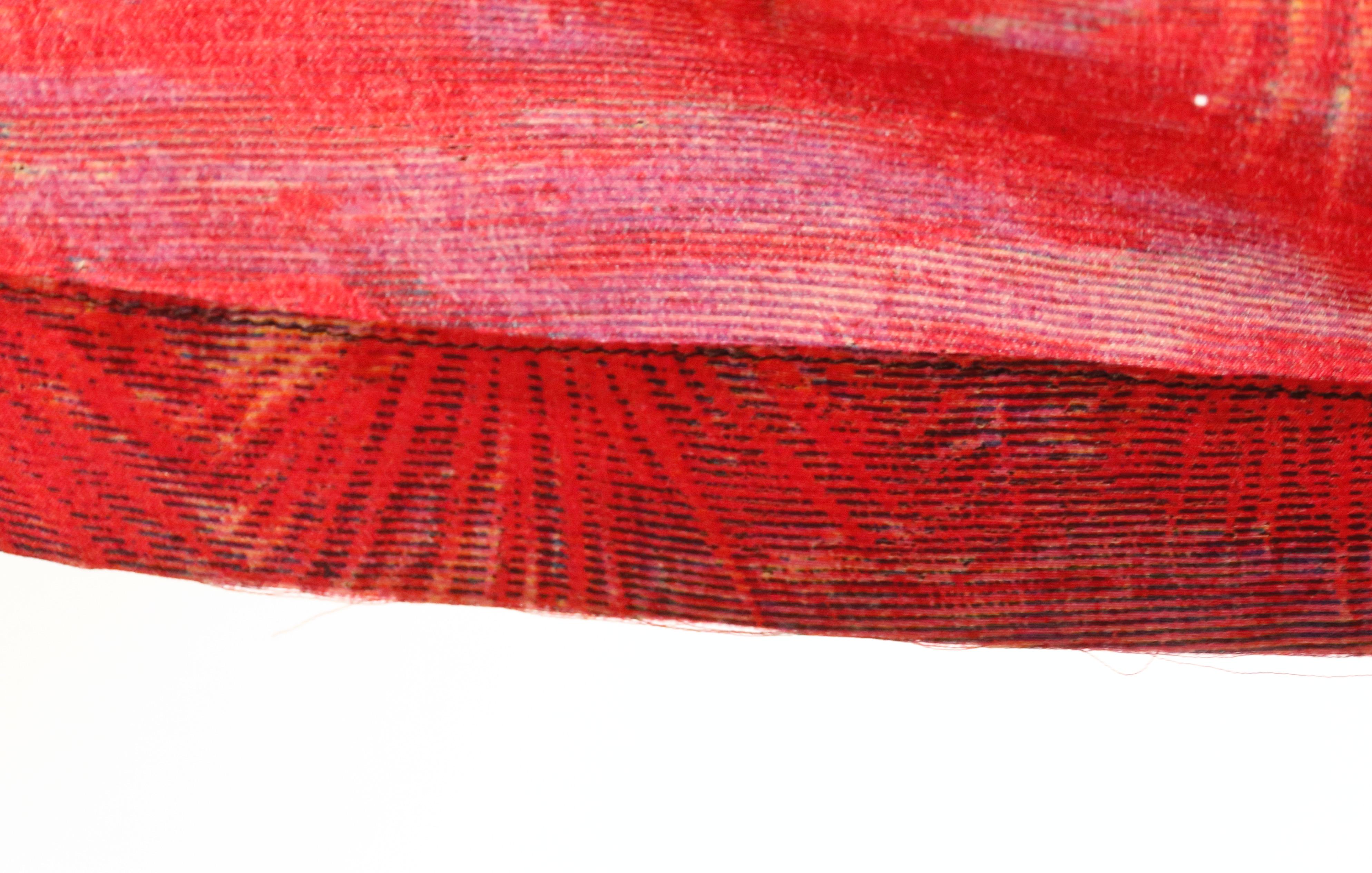 1977 ISSEY MIYAKE 'Paradise Lost' silk kimono top with print by TADANORI YOKOO 1