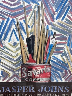 1977 Jasper Johns Whitney Museum Exhibition Poster