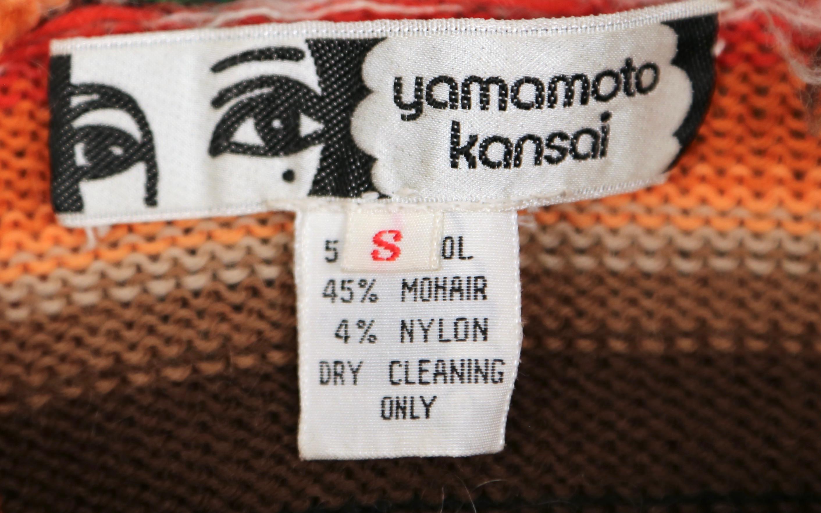 1977 KANSAI YAMAMOTO sweater with large hood For Sale 2