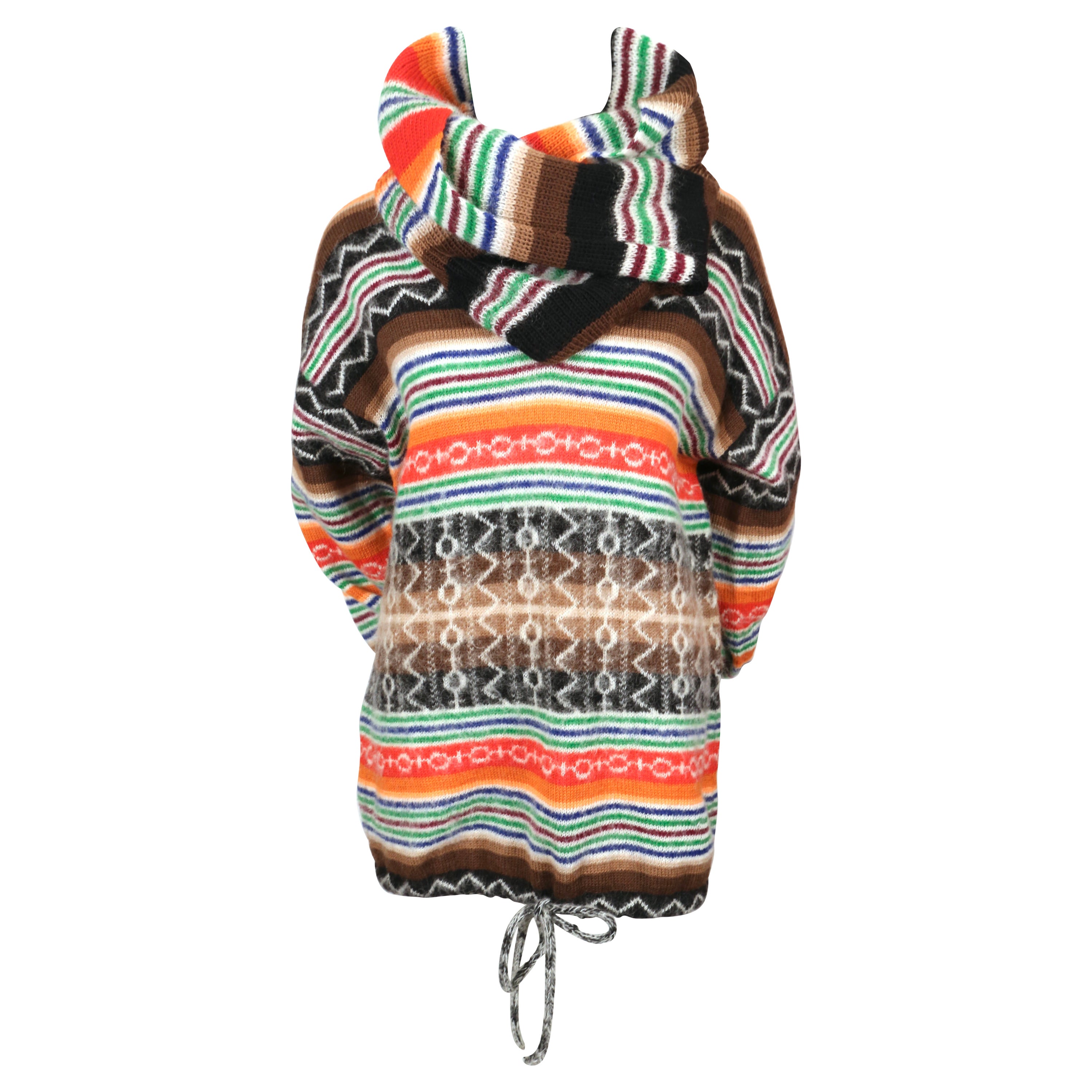 1977 KANSAI YAMAMOTO sweater with large hood