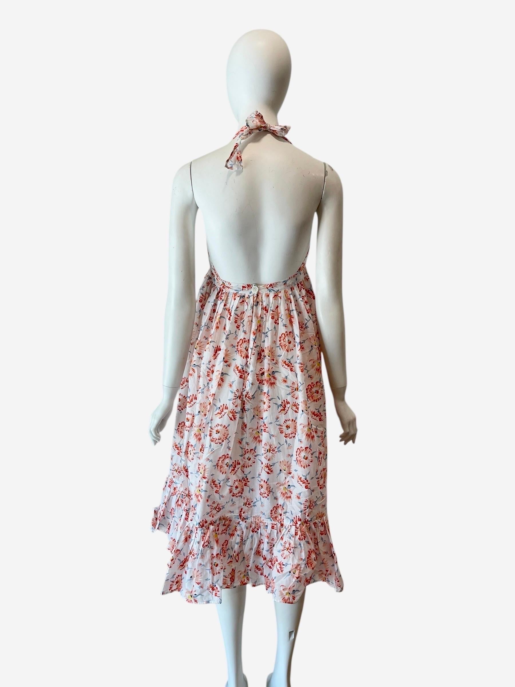 Women's 1977 Kenzo documented floral bubble dress For Sale