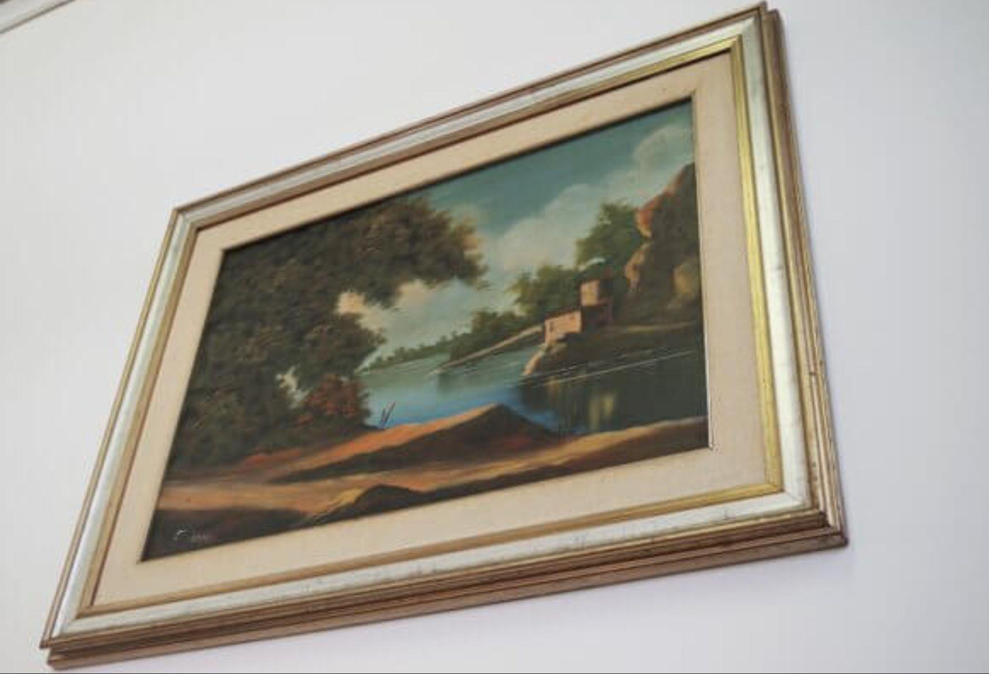 1977 Landscape Oil Painting by Francis Torry – Timeless Natural Beauty in vendita 4