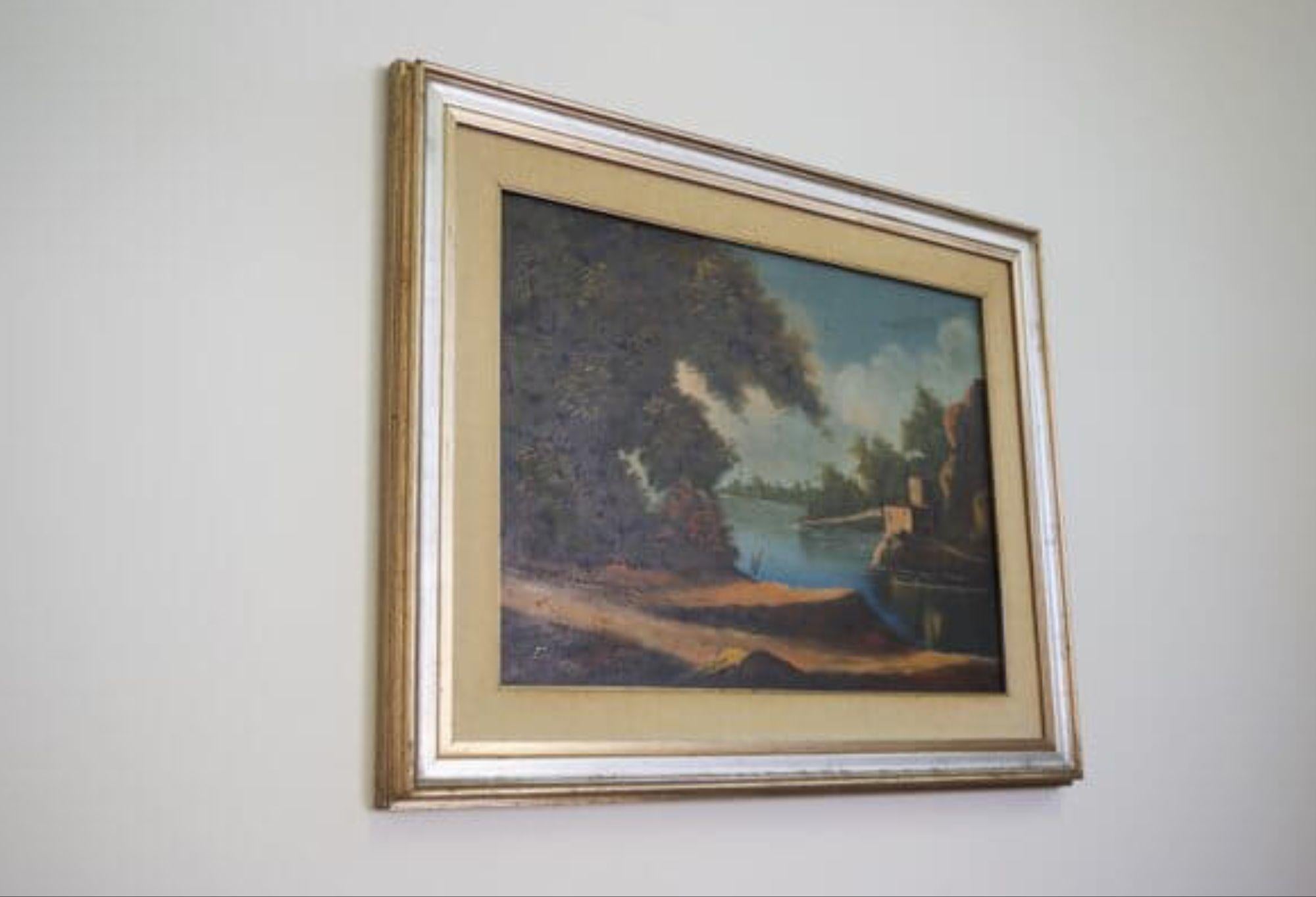 1977 Landscape Oil Painting by Francis Torry – Timeless Natural Beauty in vendita 6