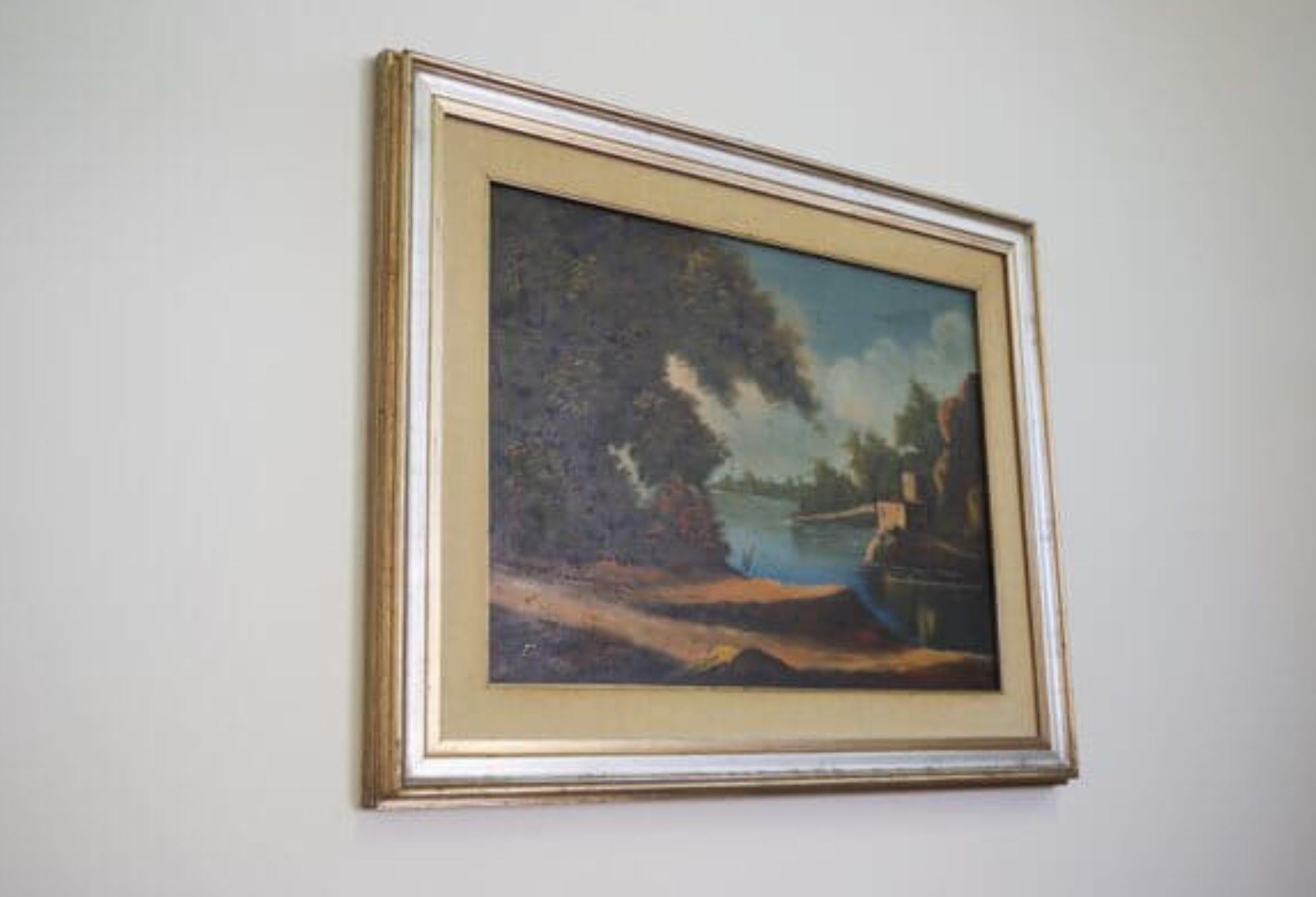1977 Landscape Oil Painting by Francis Torry – Timeless Natural Beauty in vendita 8