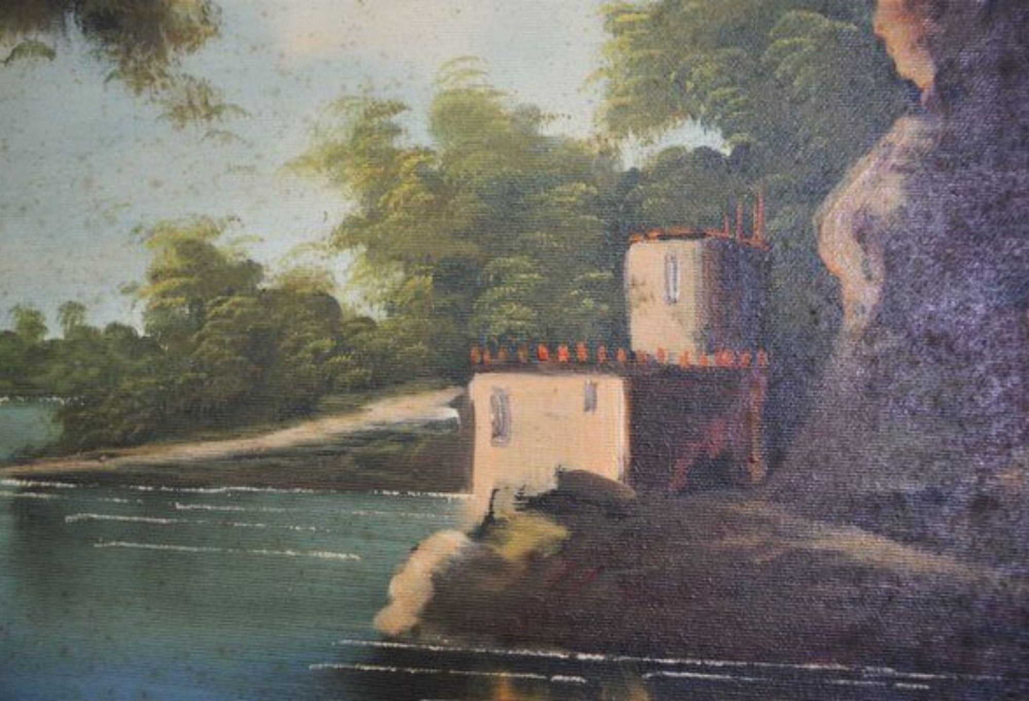 1977 Landscape Oil Painting by Francis Torry – Timeless Natural Beauty in vendita 9