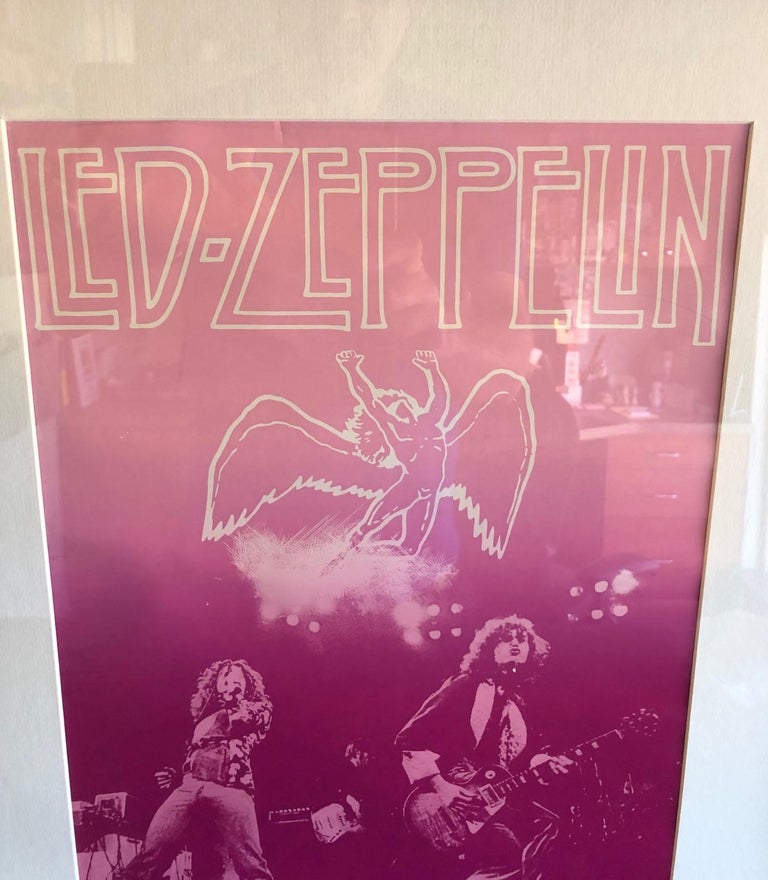 1977 Led Zeppelin Vintage Concert Poster Live at Market Square Arena at