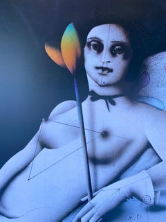 Impression « Flower for Olympia » de Paul Wunderlich, 1977