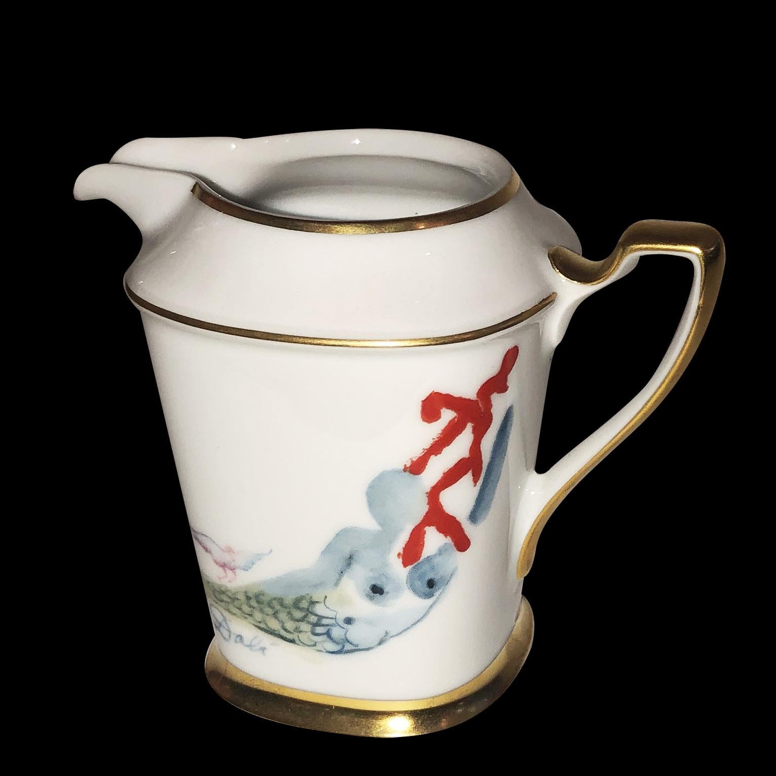 1977 Porcelain Salvador Dali Tea Service for 8 Persons 