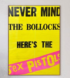 1977 Sex Pistols - Never Mind the Bollocks Original Vintage Poster