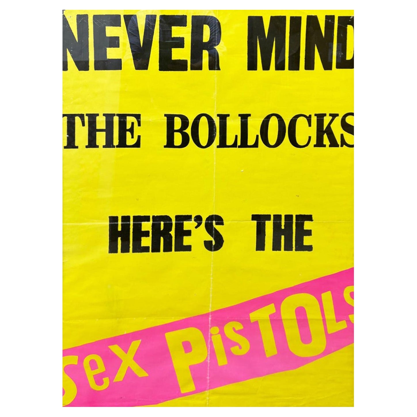 1977 Sex Pistols - Never Mind the Bollocks Original Vintage Poster