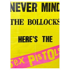 1977 Sex Pistols - Never Mind the Bollocks Original Vintage Poster
