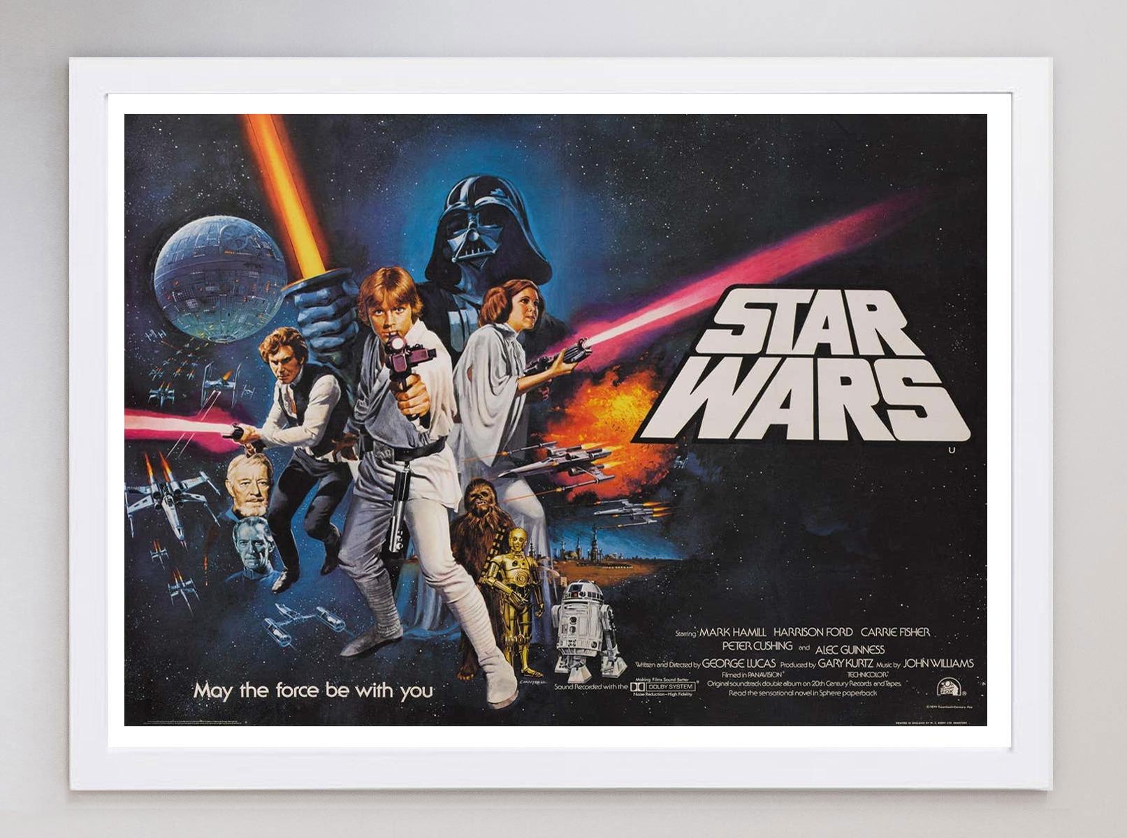 1977 Star Wars Original Vintage Poster (Britisch) im Angebot