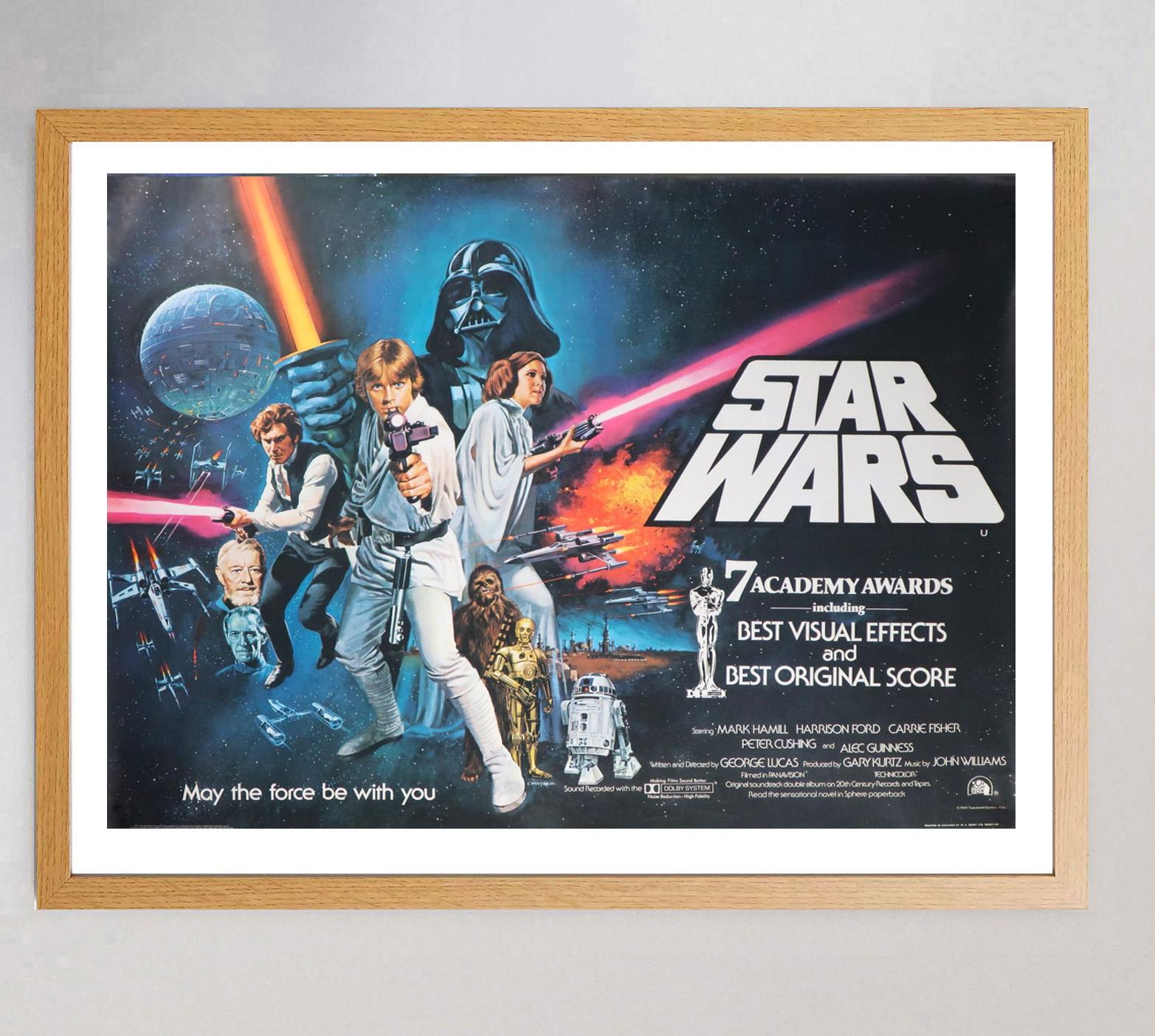 1977 Star Wars Original Vintage Poster (Britisch) im Angebot
