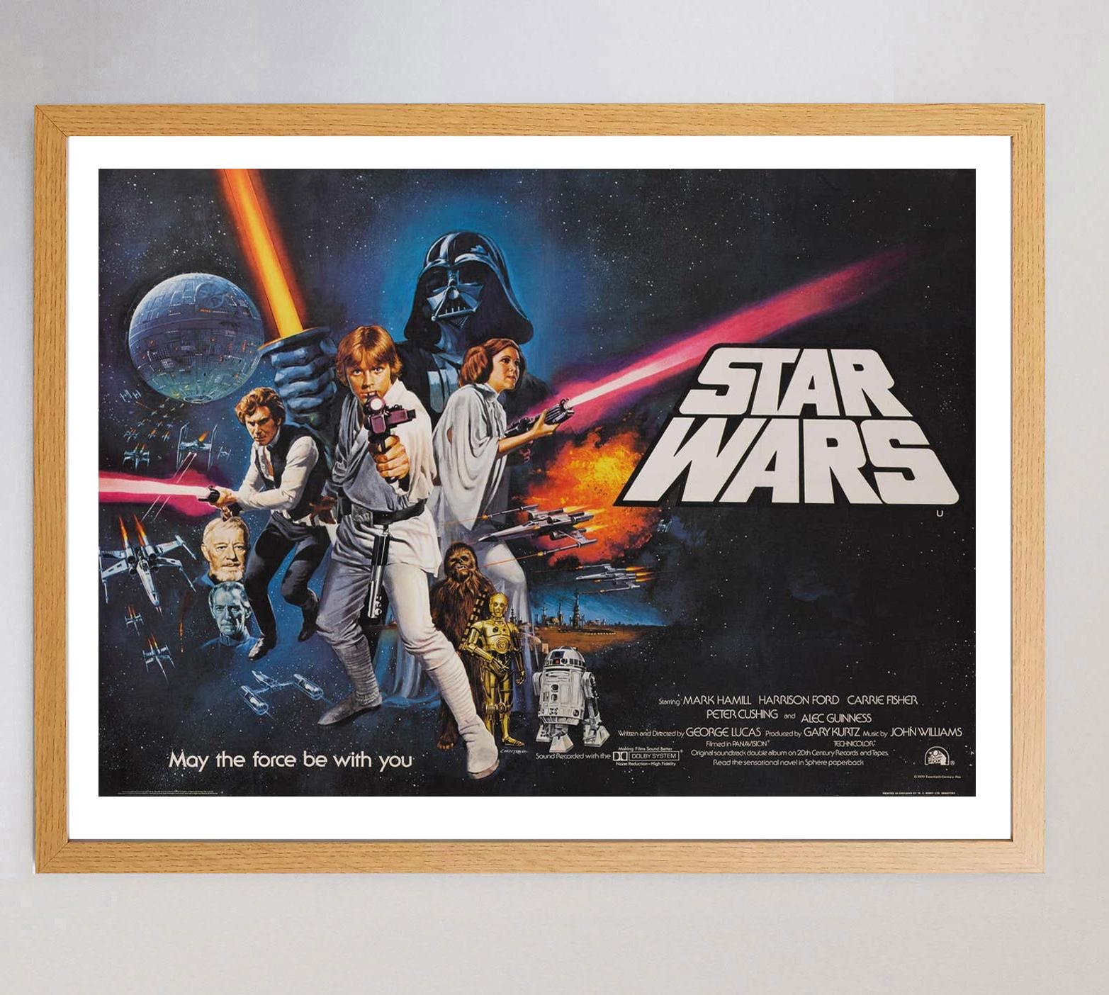 1977 Star Wars Original Vintage Poster im Zustand „Gut“ im Angebot in Winchester, GB
