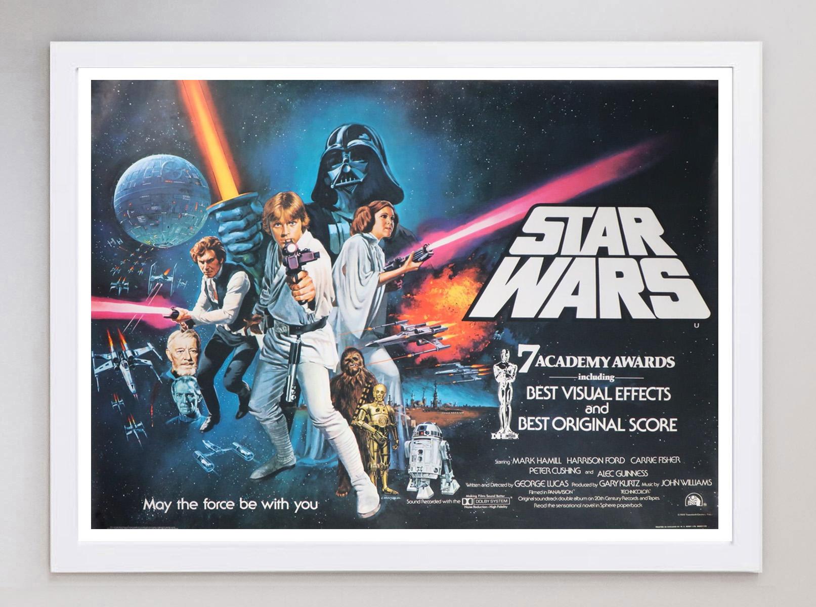 1977 Star Wars Original Vintage Poster im Zustand „Gut“ im Angebot in Winchester, GB