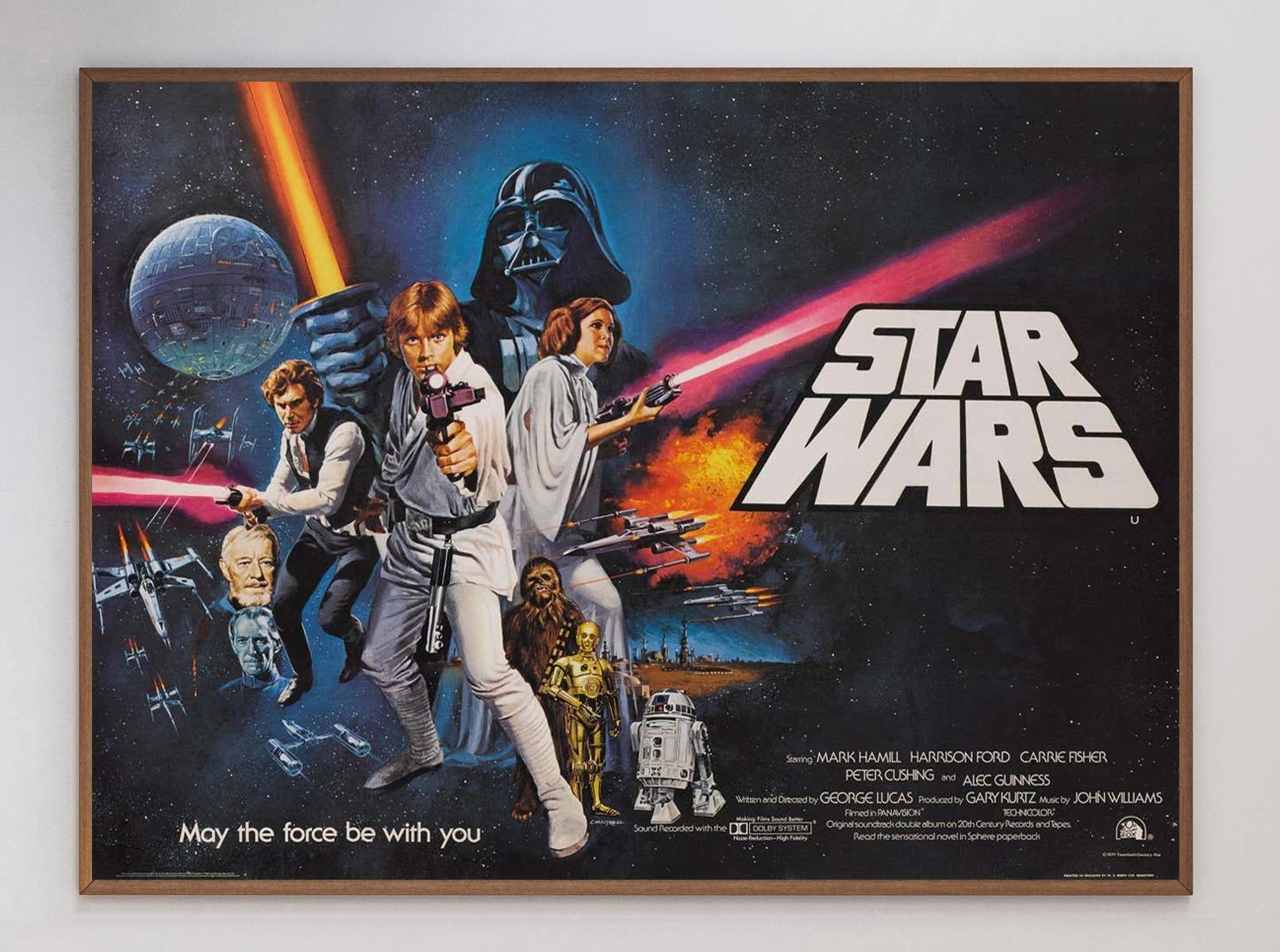 1977 Star Wars Original Vintage Poster (Ende des 20. Jahrhunderts) im Angebot