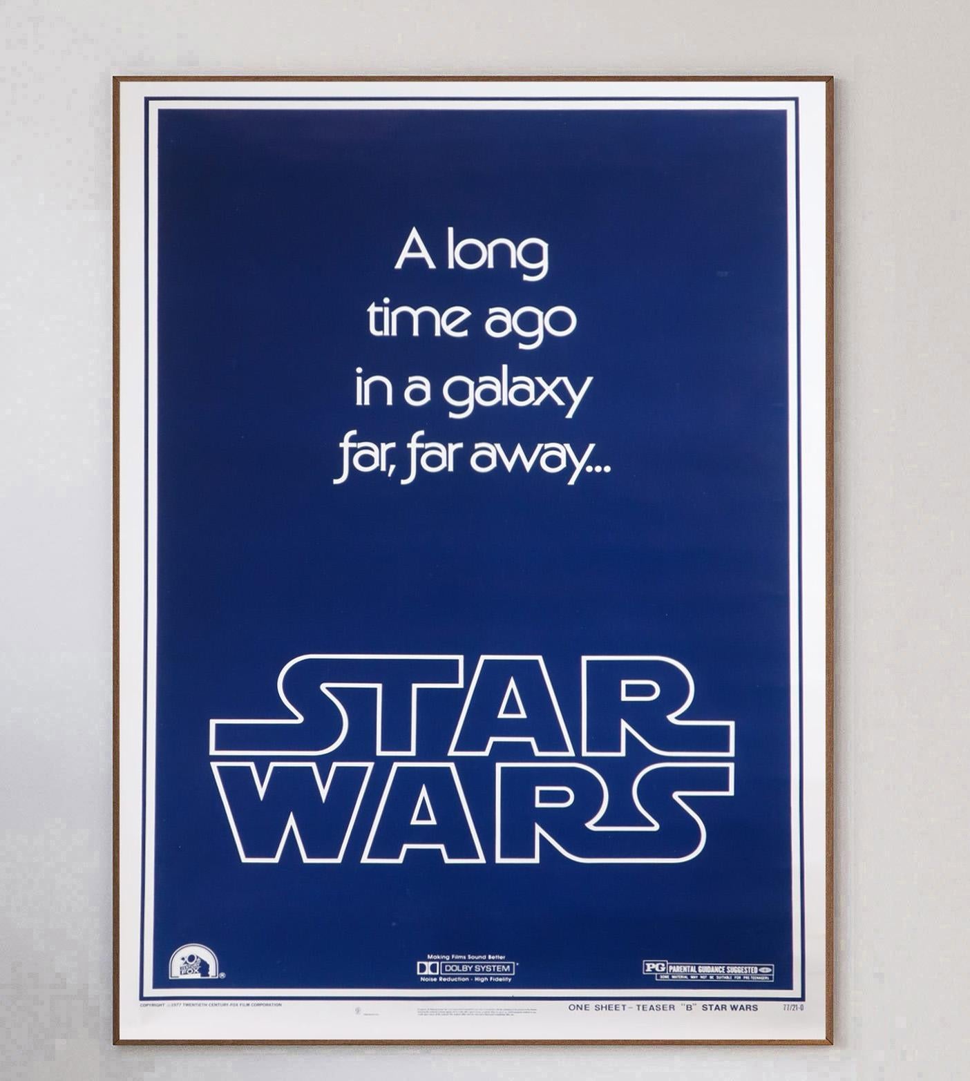 1977 Star Wars Original Vintage Poster (Ende des 20. Jahrhunderts) im Angebot