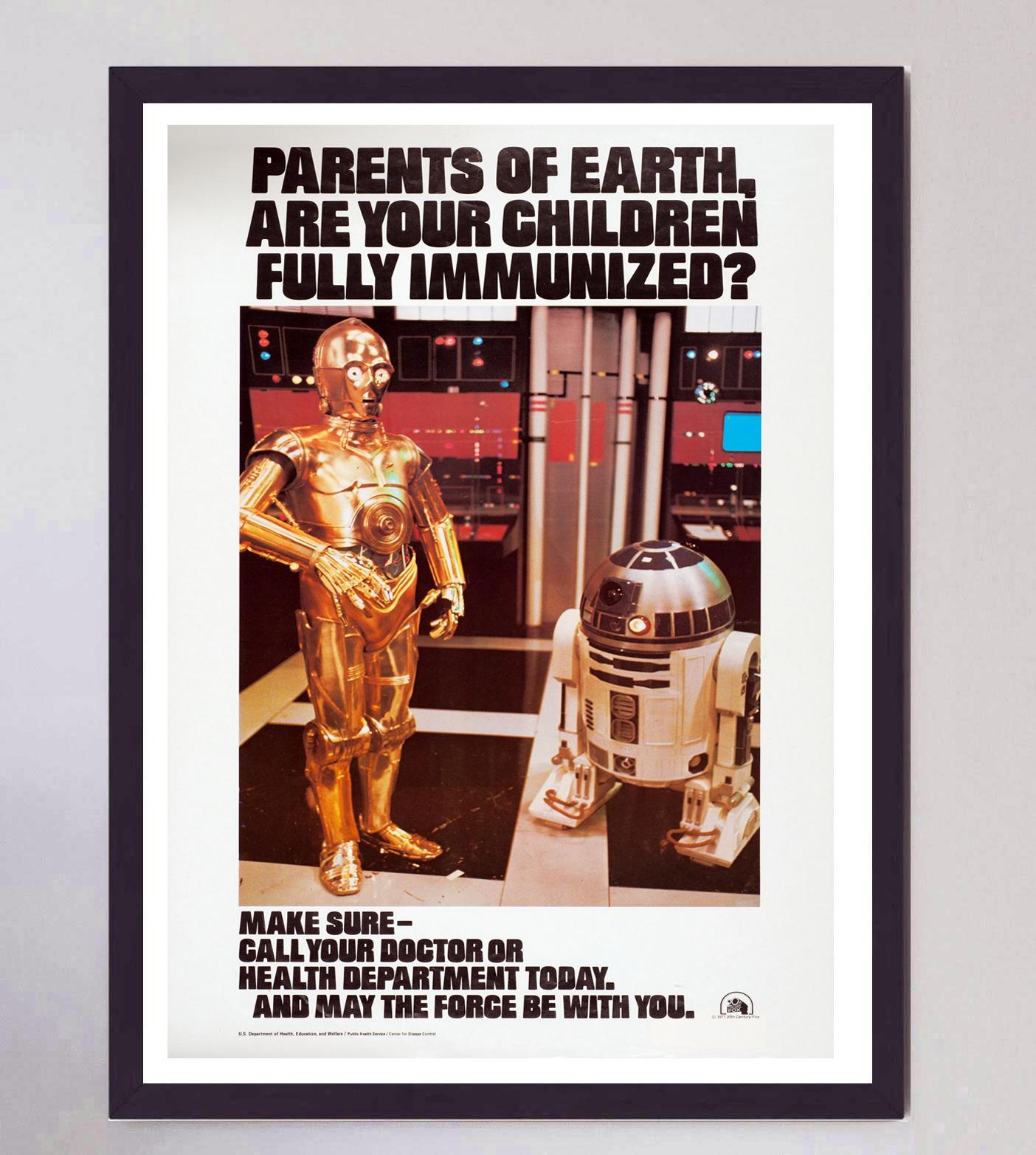 Original-Vintage-Poster „Star Wars – Parents of Earth“, 1977 im Zustand „Gut“ im Angebot in Winchester, GB