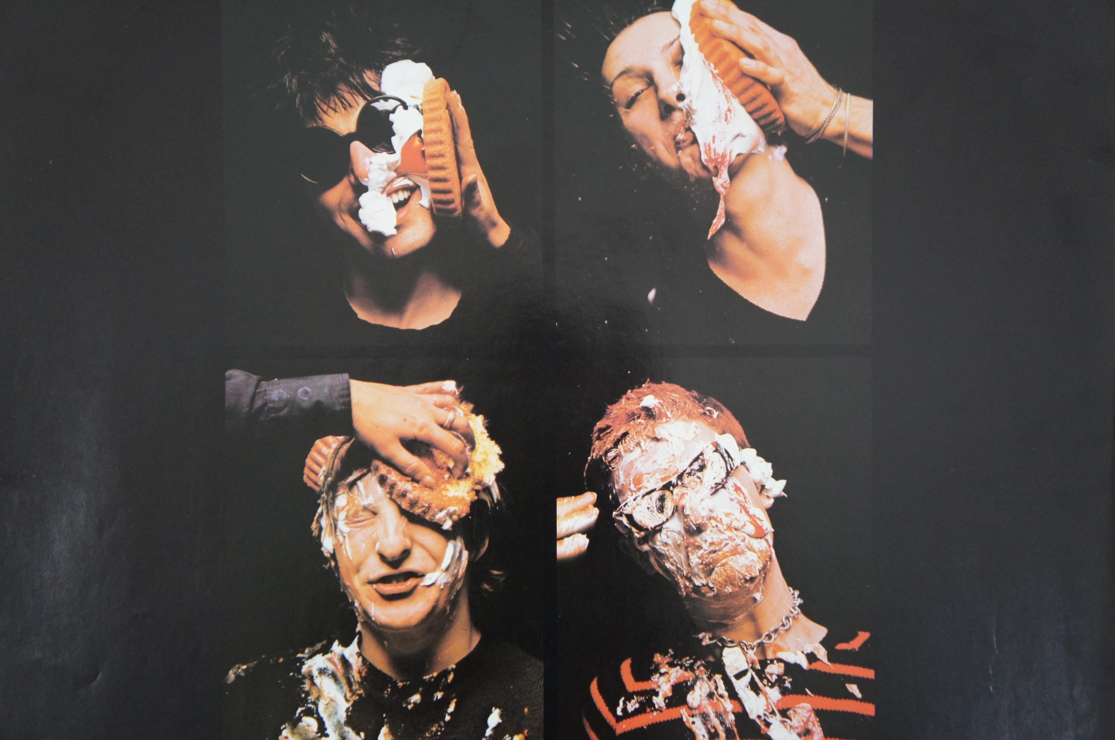 1977 The Damned Promo Poster Punk Rock Album Stiff Records Barney Bubbles 1