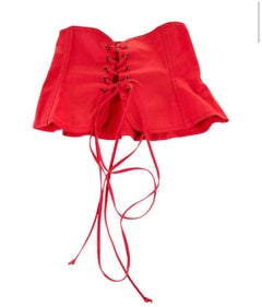 1977 Yves Saint Laurent Rive Gauche corset belt