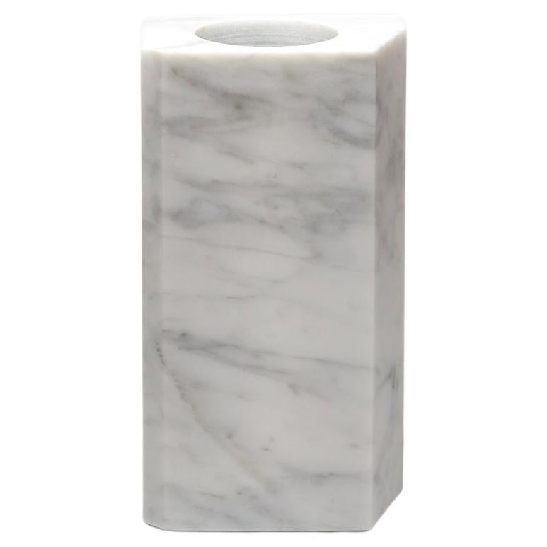1978 Arabescato Marble Vase By Greg Natale