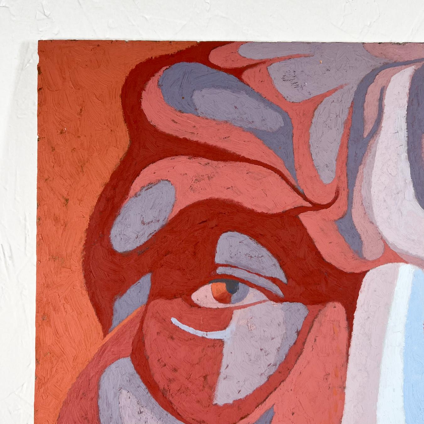 1978 Kunstwerk Alter Mann Gemälde Öl Hovland Stil von Picasso
22 x 28 x 0,25 dick
signiert und datiert 1978.
Originaler Vintage-Zustand.
Bitte sehen Sie sich die bereitgestellten Bilder an.