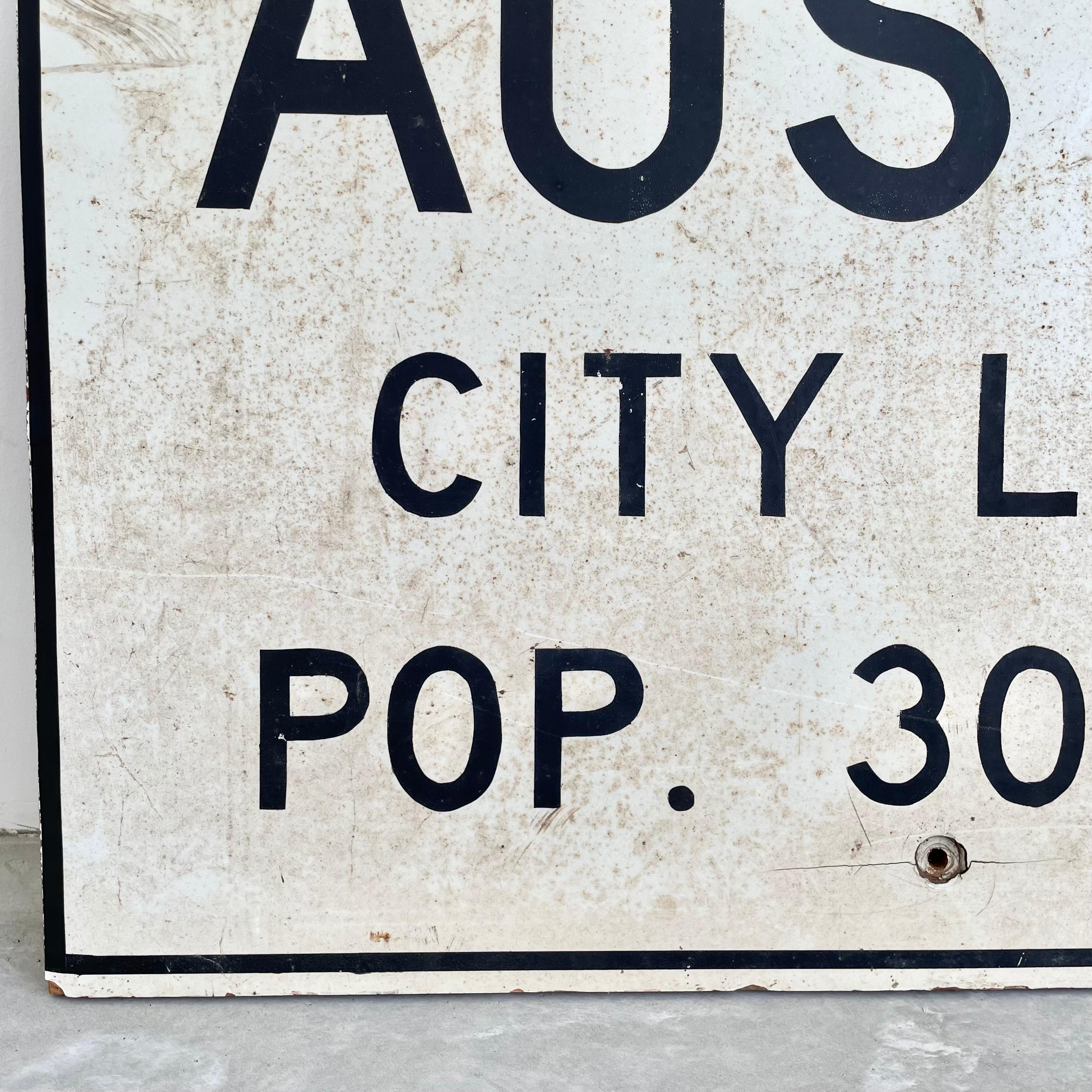 1978 Austin City Limit Sign 2