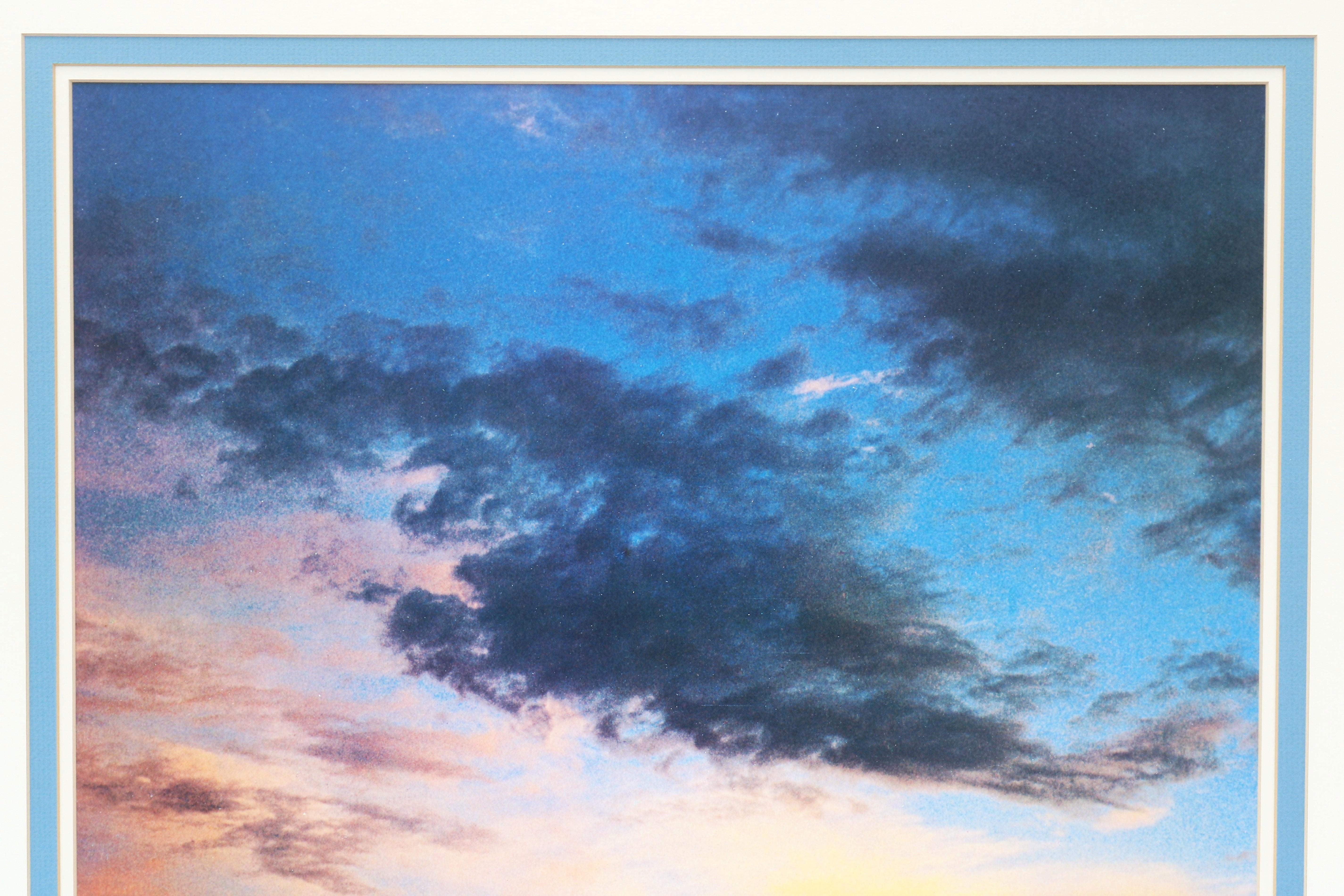 1978 Eliot Porter Nuages au coucher du soleil Photographie Fine Art Dye Transfer Print Encadré en vente 3