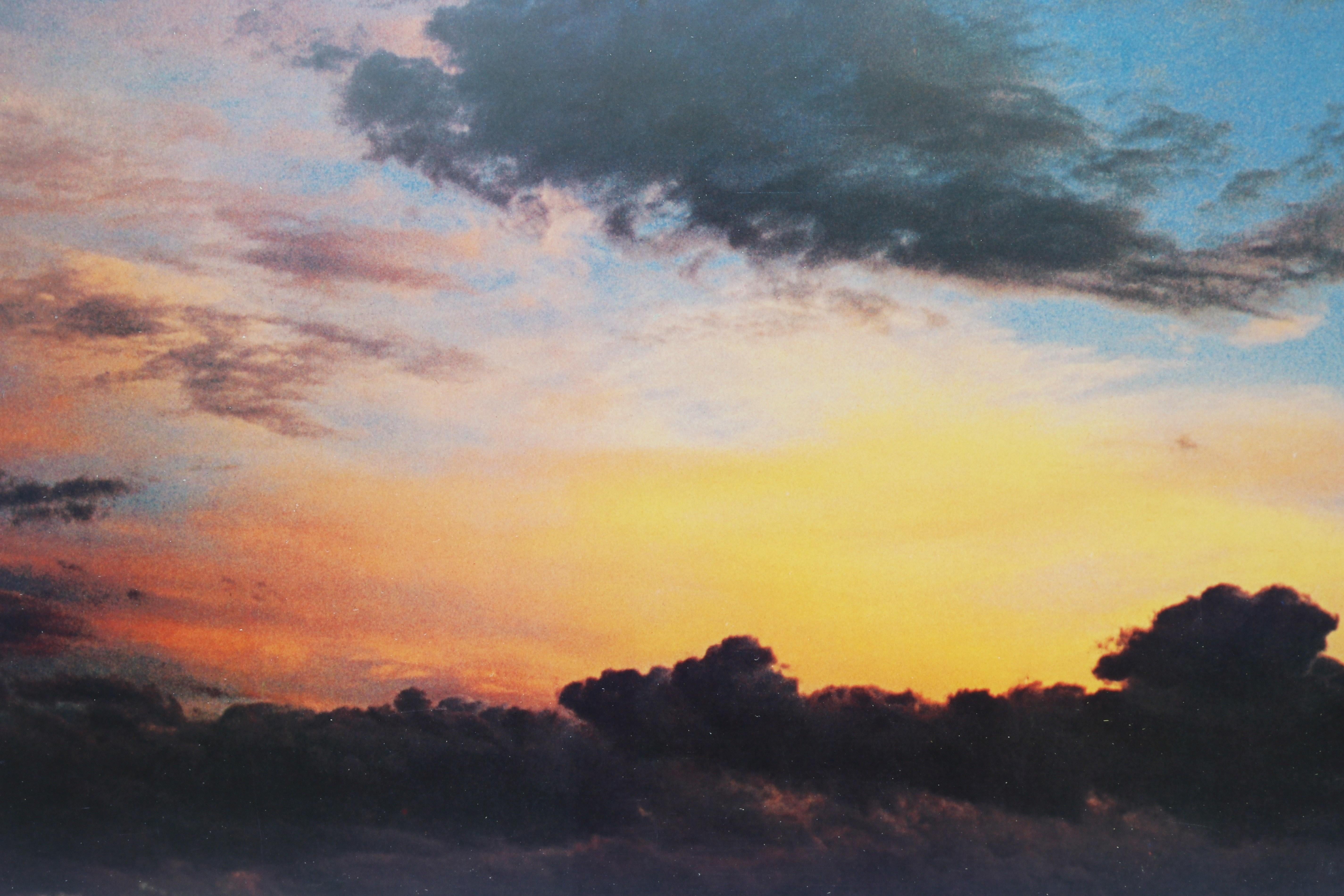 1978 Eliot Porter Nuages au coucher du soleil Photographie Fine Art Dye Transfer Print Encadré en vente 5