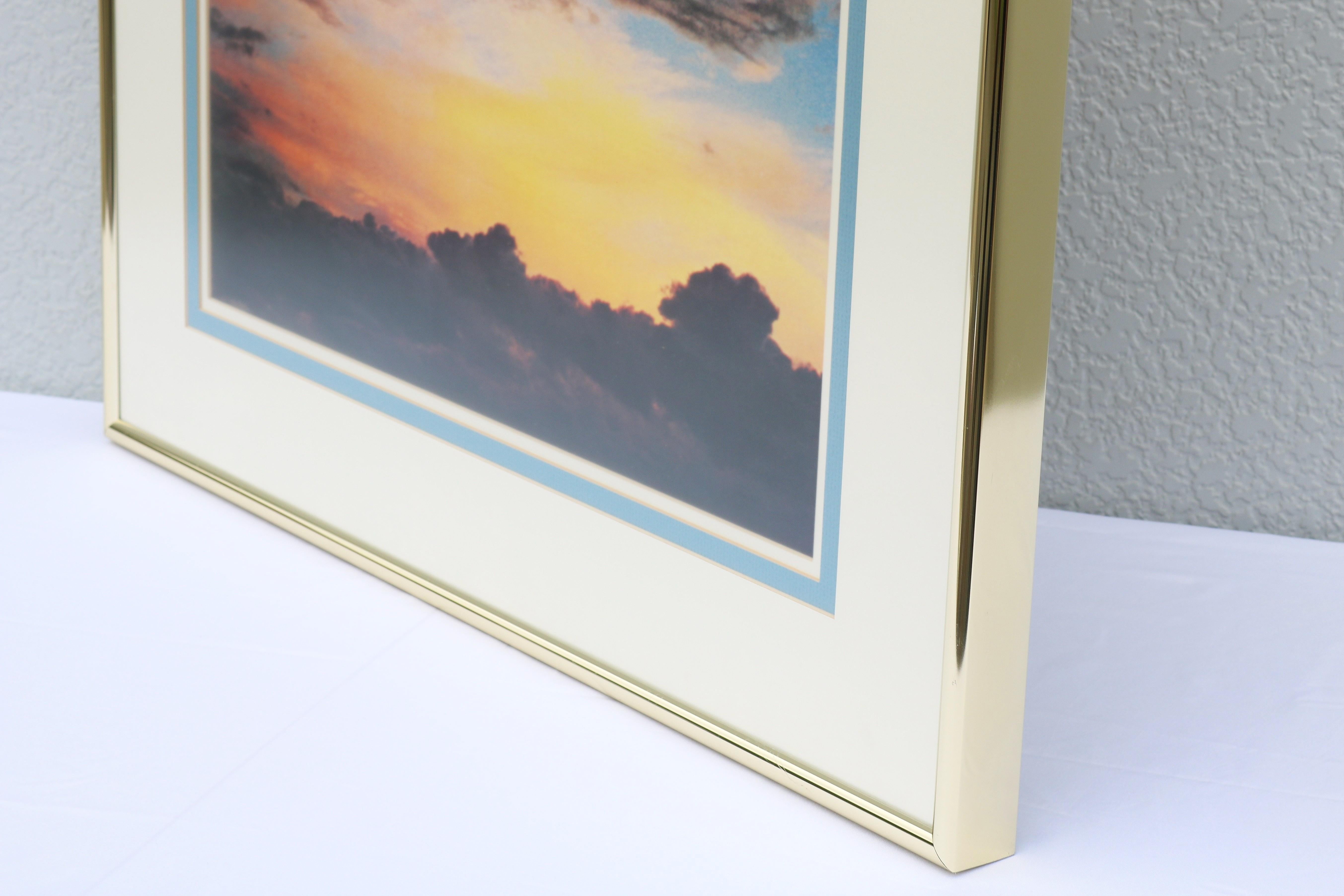 1978 Eliot Porter Nuages au coucher du soleil Photographie Fine Art Dye Transfer Print Encadré en vente 8