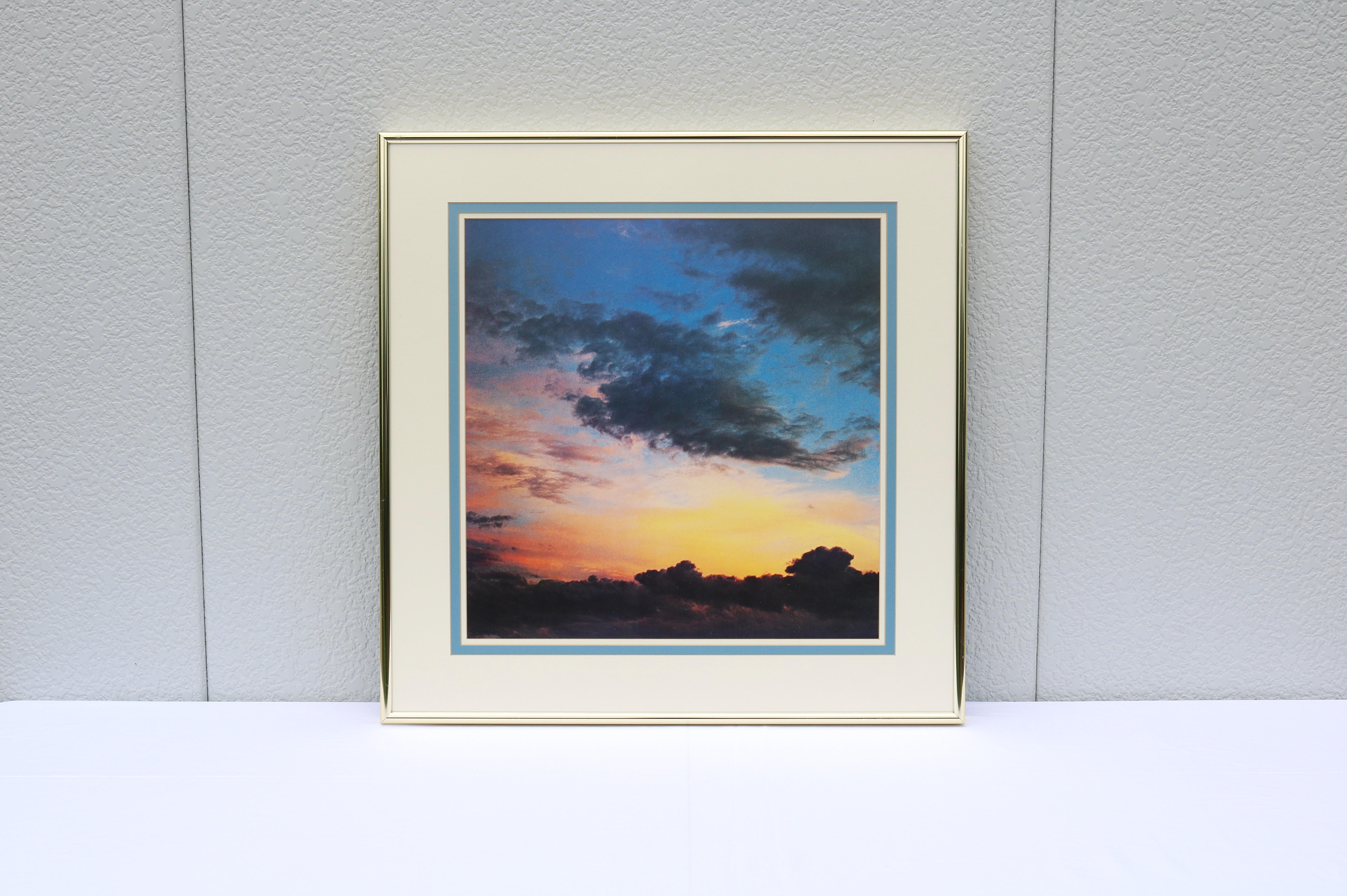 Fabuleux 1978 Eliot Porter Clouds at Sunset, Tesuque, New Mexico, photographie de haute qualité par transfert de colorant.
L'une des photographies les plus remarquables de Porter, 