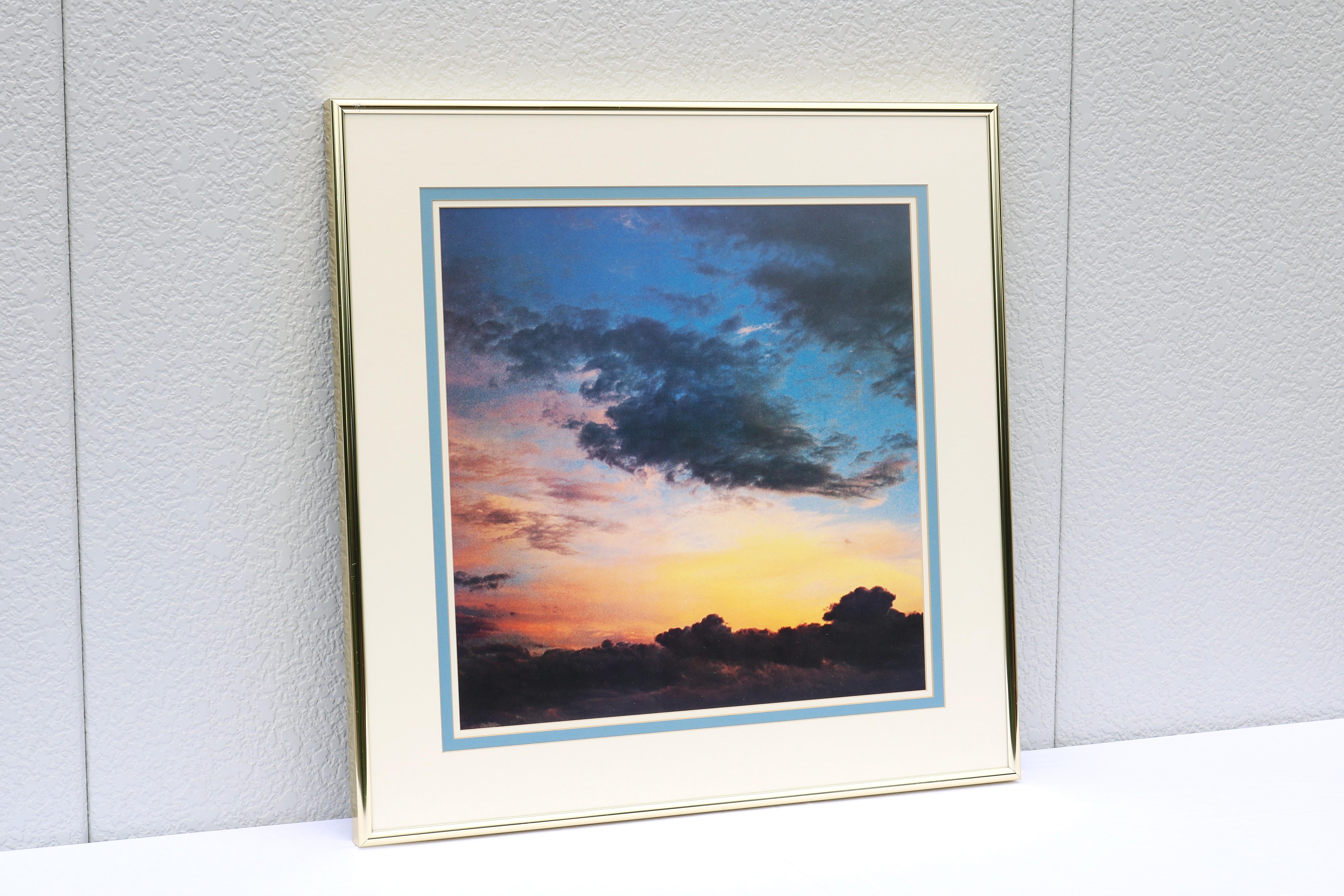 Américain 1978 Eliot Porter Nuages au coucher du soleil Photographie Fine Art Dye Transfer Print Encadré en vente