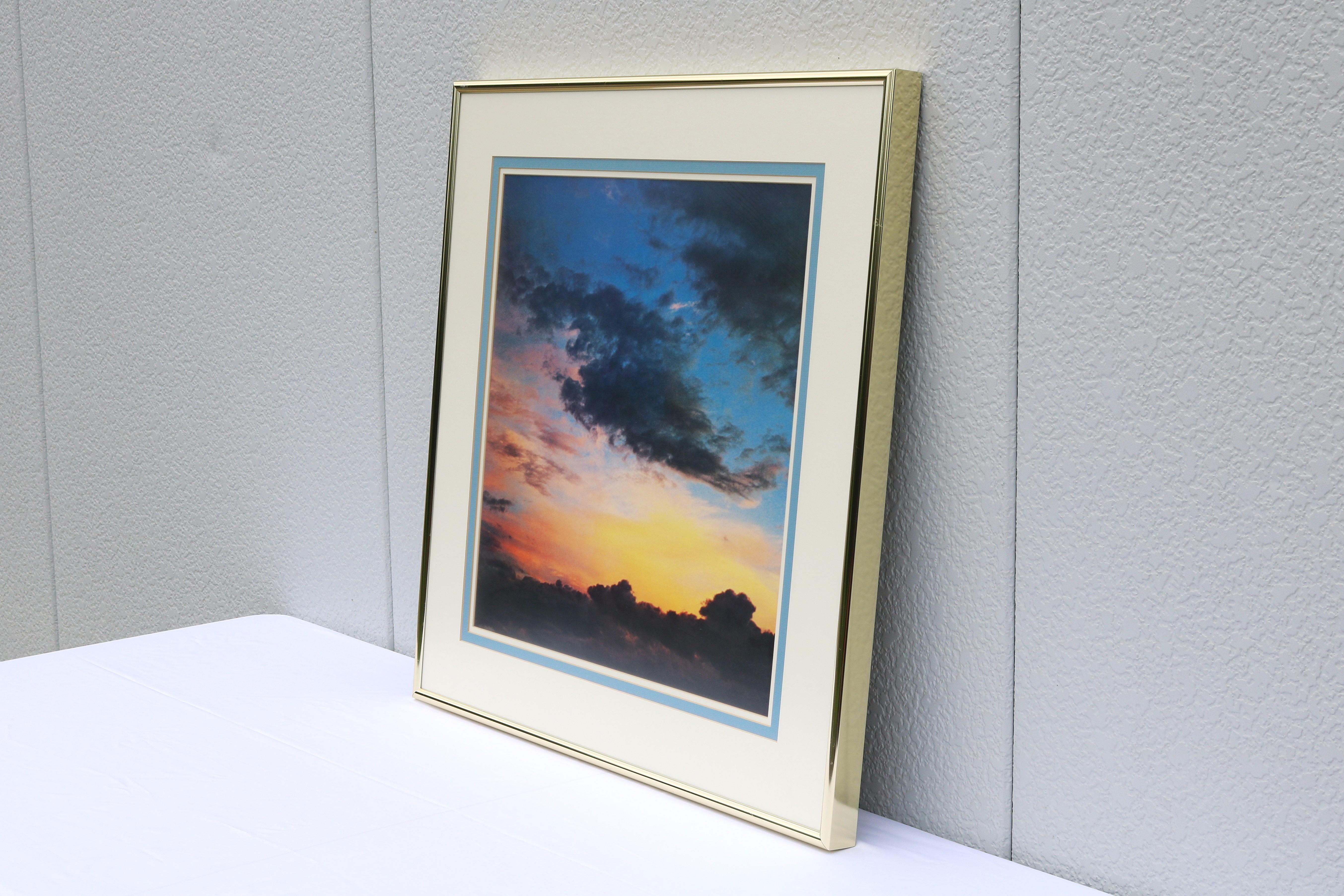 Fin du 20e siècle 1978 Eliot Porter Nuages au coucher du soleil Photographie Fine Art Dye Transfer Print Encadré en vente