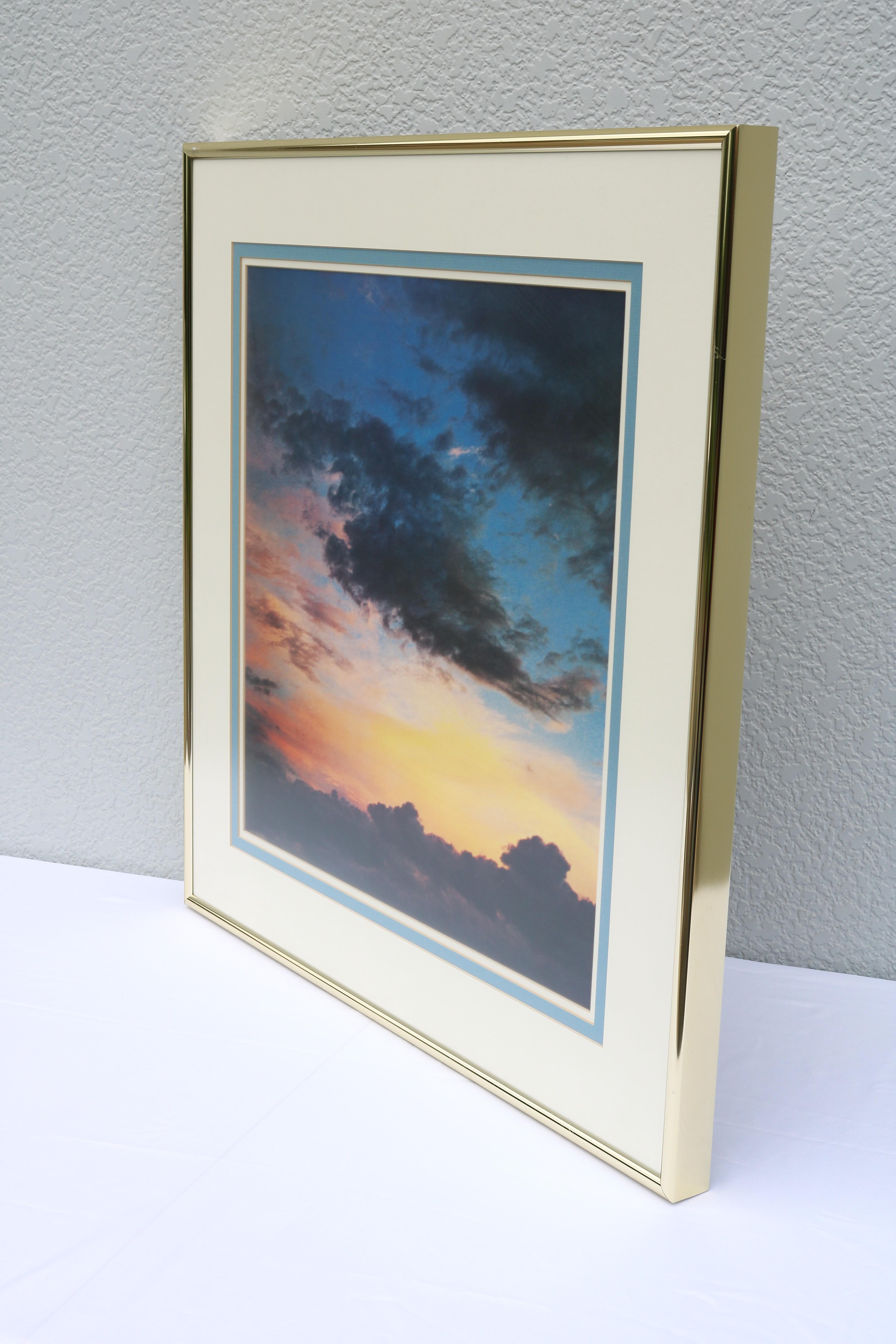 1978 Eliot Porter Nuages au coucher du soleil Photographie Fine Art Dye Transfer Print Encadré en vente 1