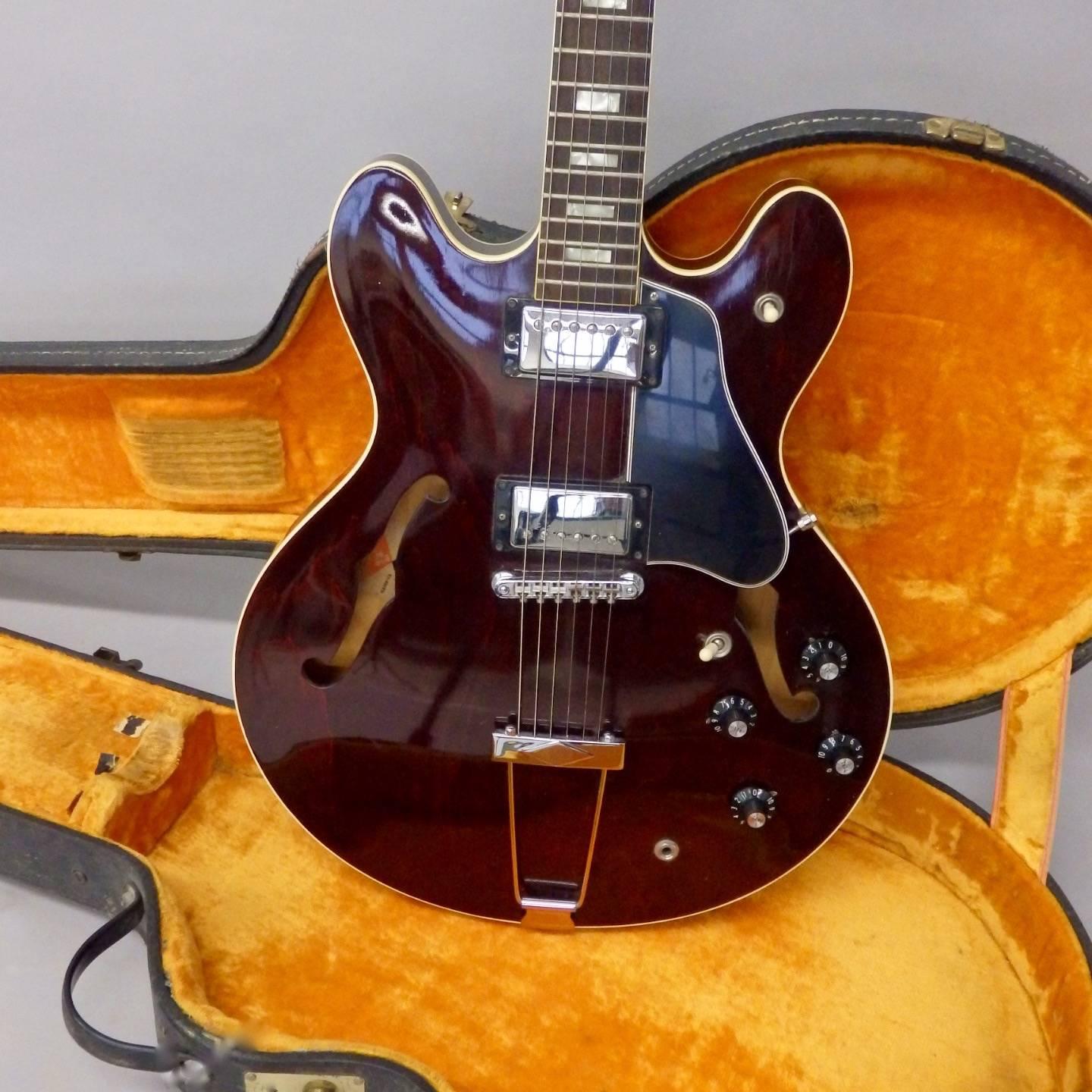 Peint à la main Gibson Estate Fresh ES 335 TD, 1978  Guitare électrique à corps semi-creux en vente