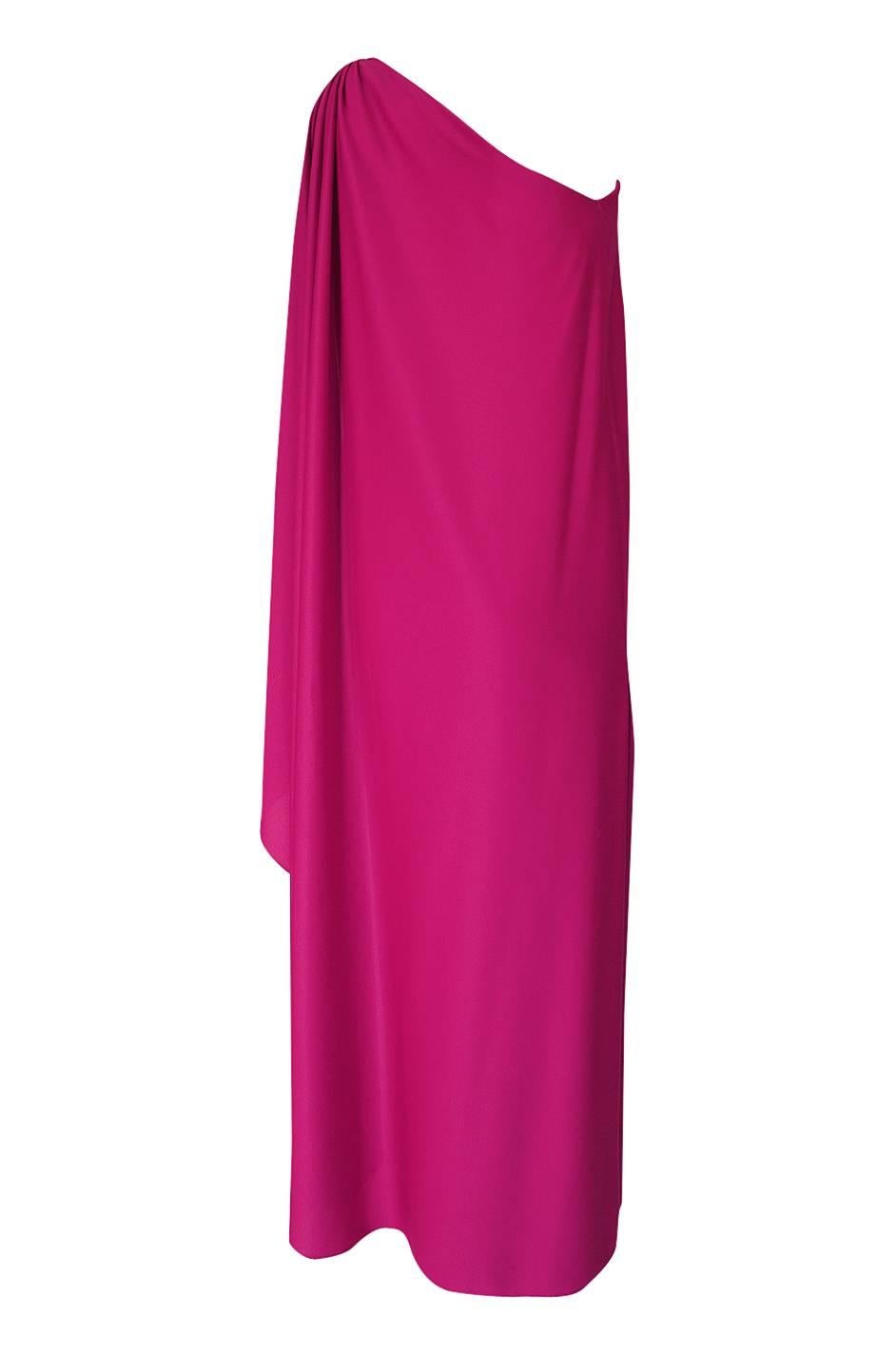 

I am always on the look out for this style of dress by Halston. It is perhaps the most iconic of all of the Halston silhouettes and in 2016 a red version of this exact dress entered modern day fashion history when Kate Moss wore its twin on the