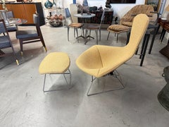 1978 Harry Bertoia for Knoll Bird Chair and Ottoman w/ Knoll Labels