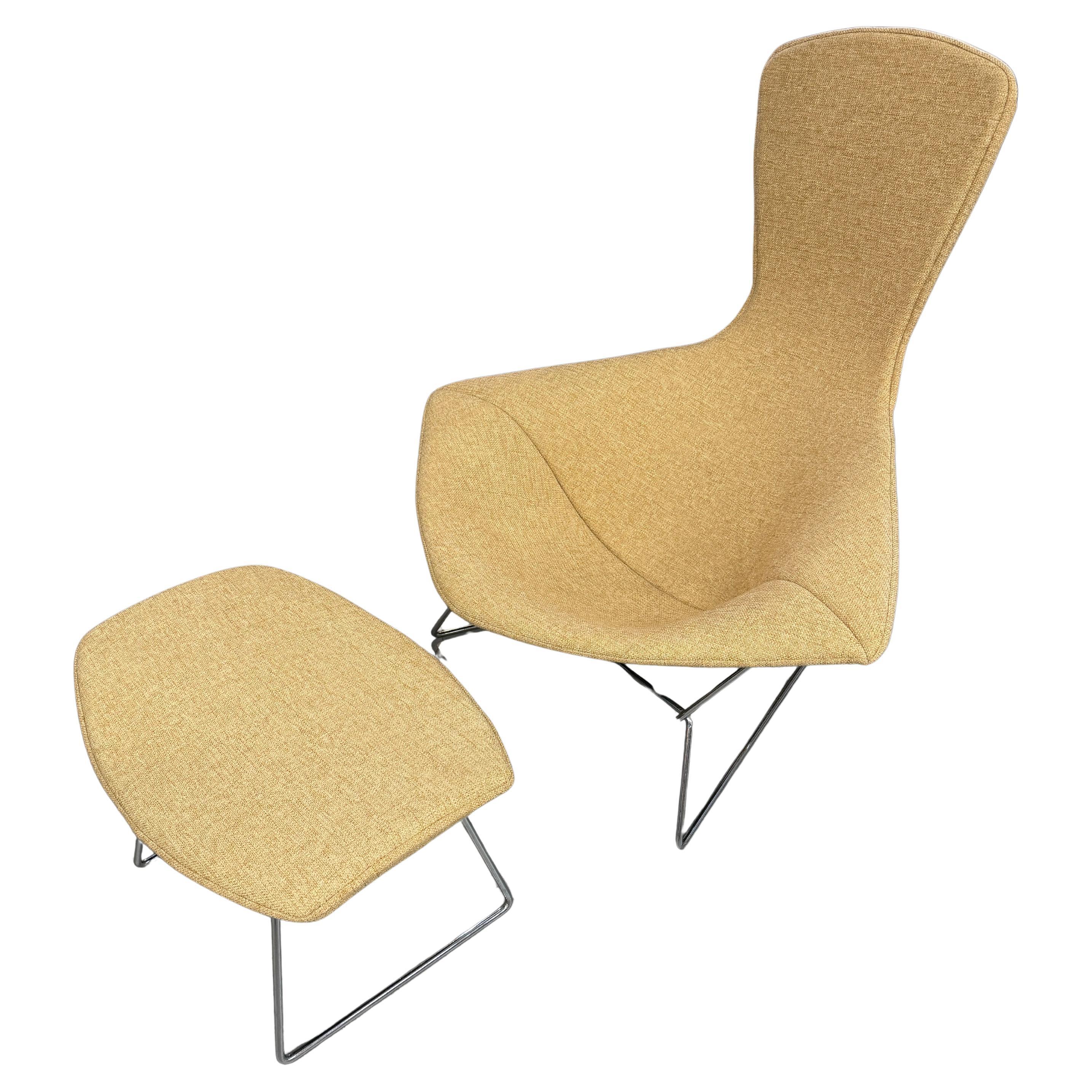Fauteuil oiseau Bertoia Ottoman