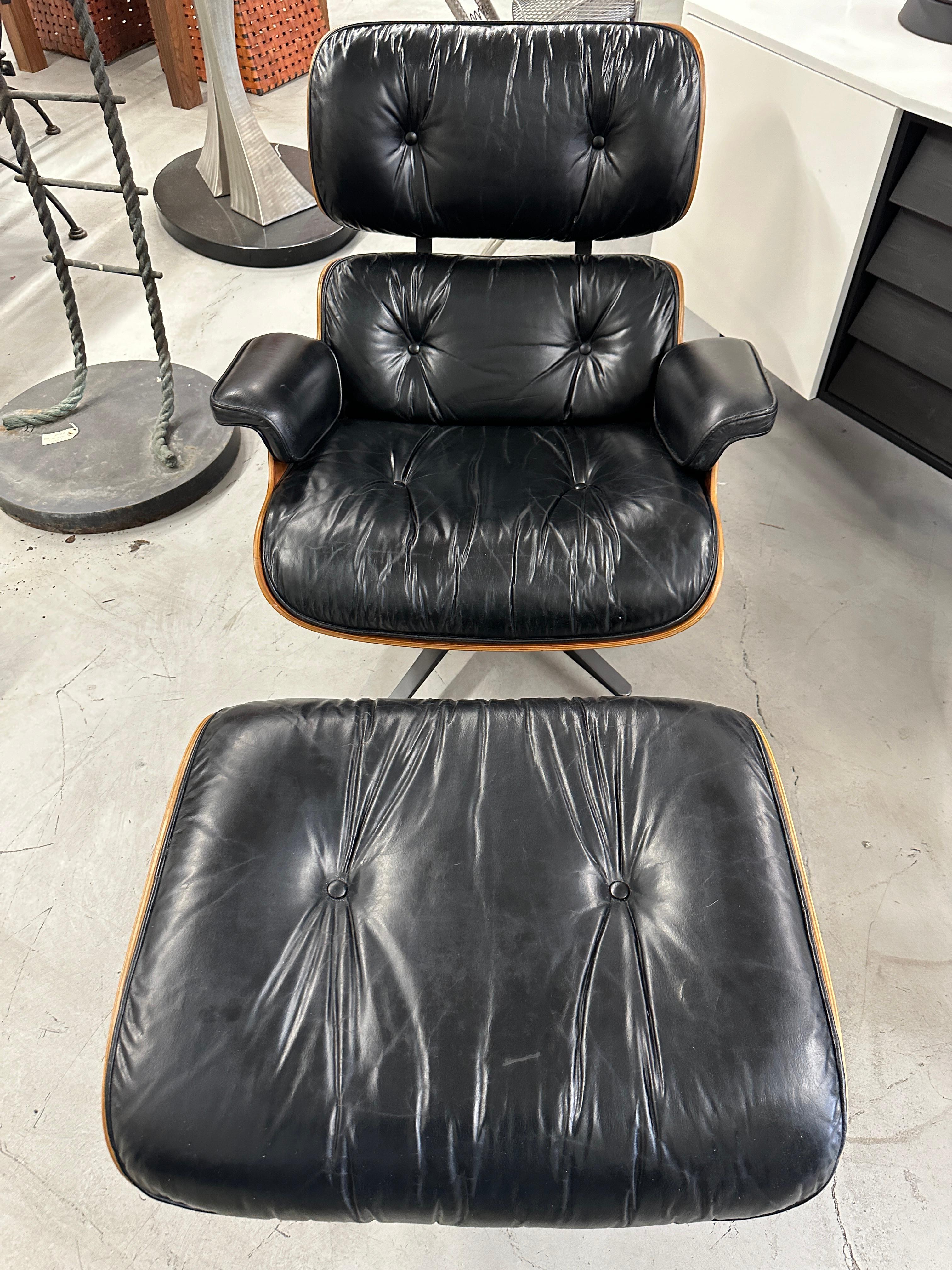 1978 Herman Miller Eames Lounge Chair and Ottoman  6