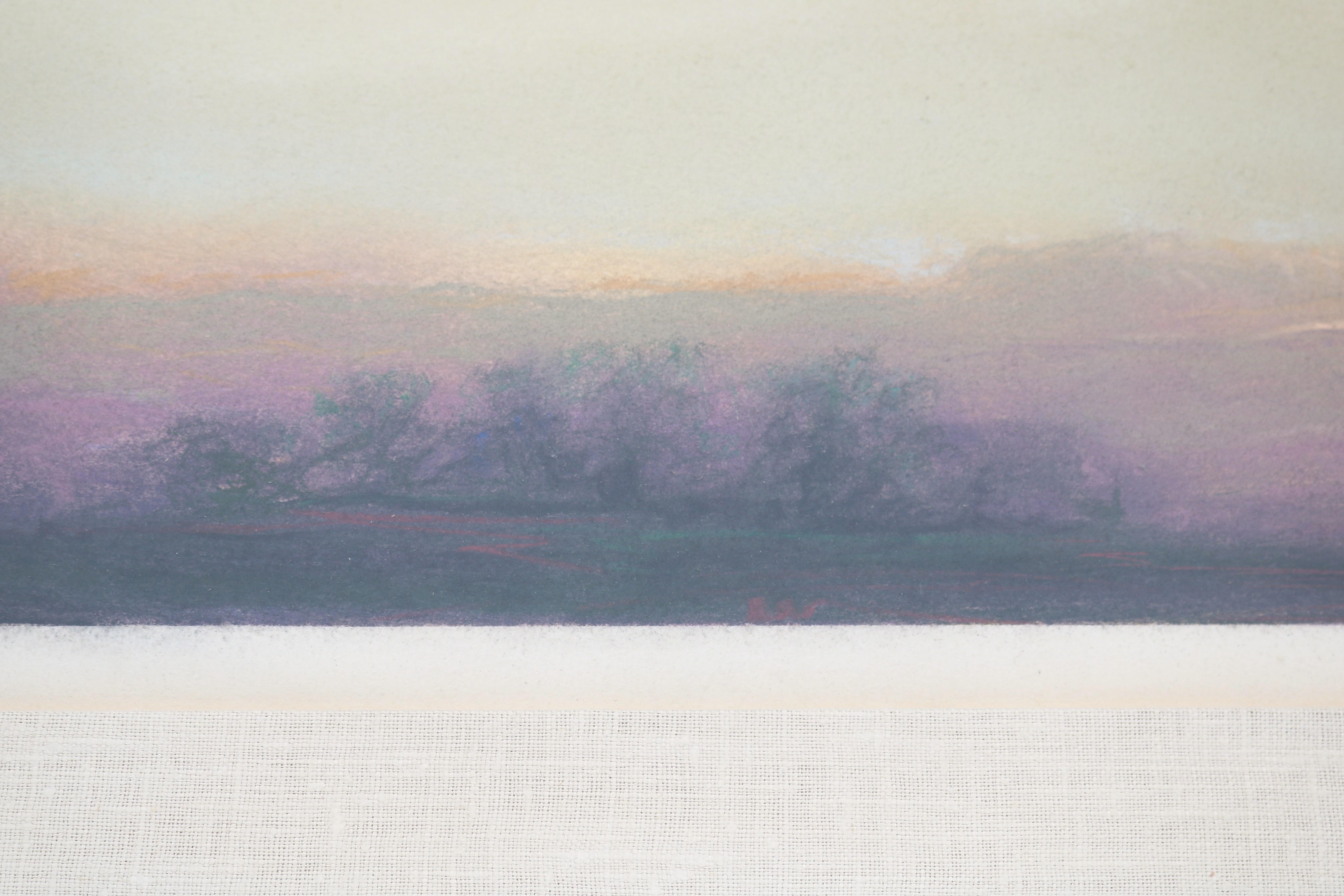 1978 Larry Gray Paisaje atmosférico original Pintura al pastel Única en su género en venta 7
