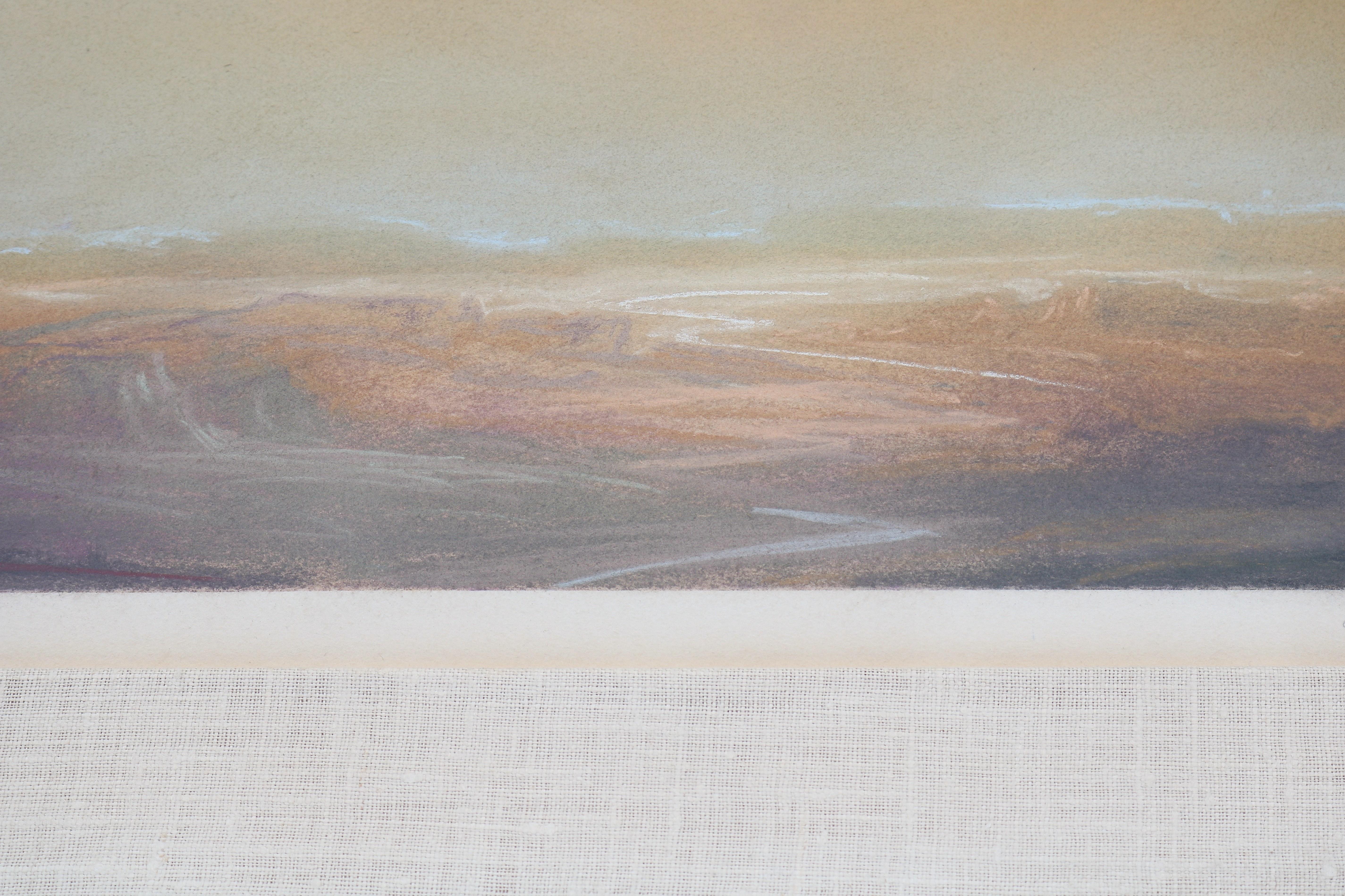 1978 Larry Gray Paisaje atmosférico original Pintura al pastel Única en su género en venta 8