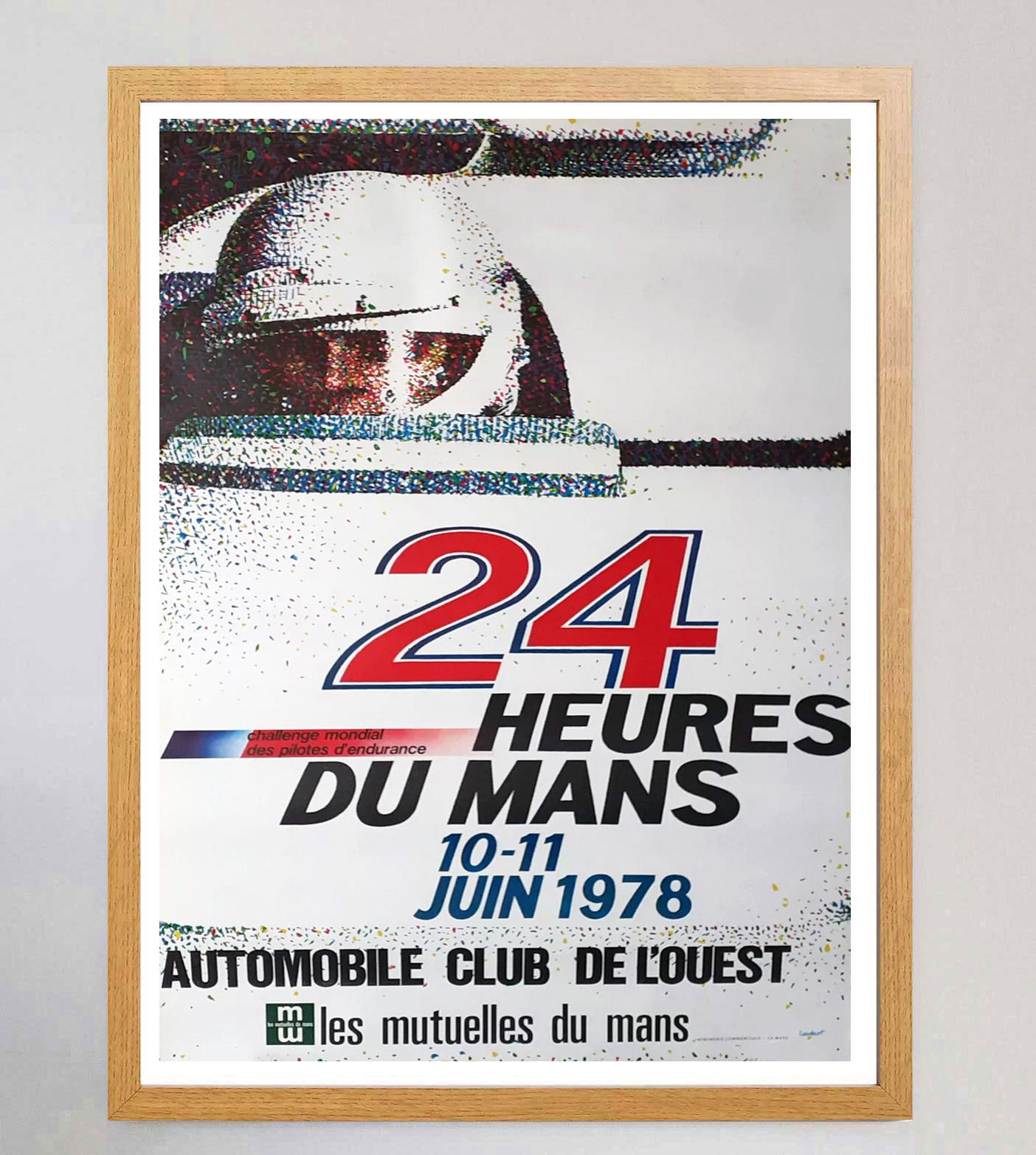 1978 Le Mans 24 Hours, Original-Vintage-Poster, Le Mans (Französisch) im Angebot