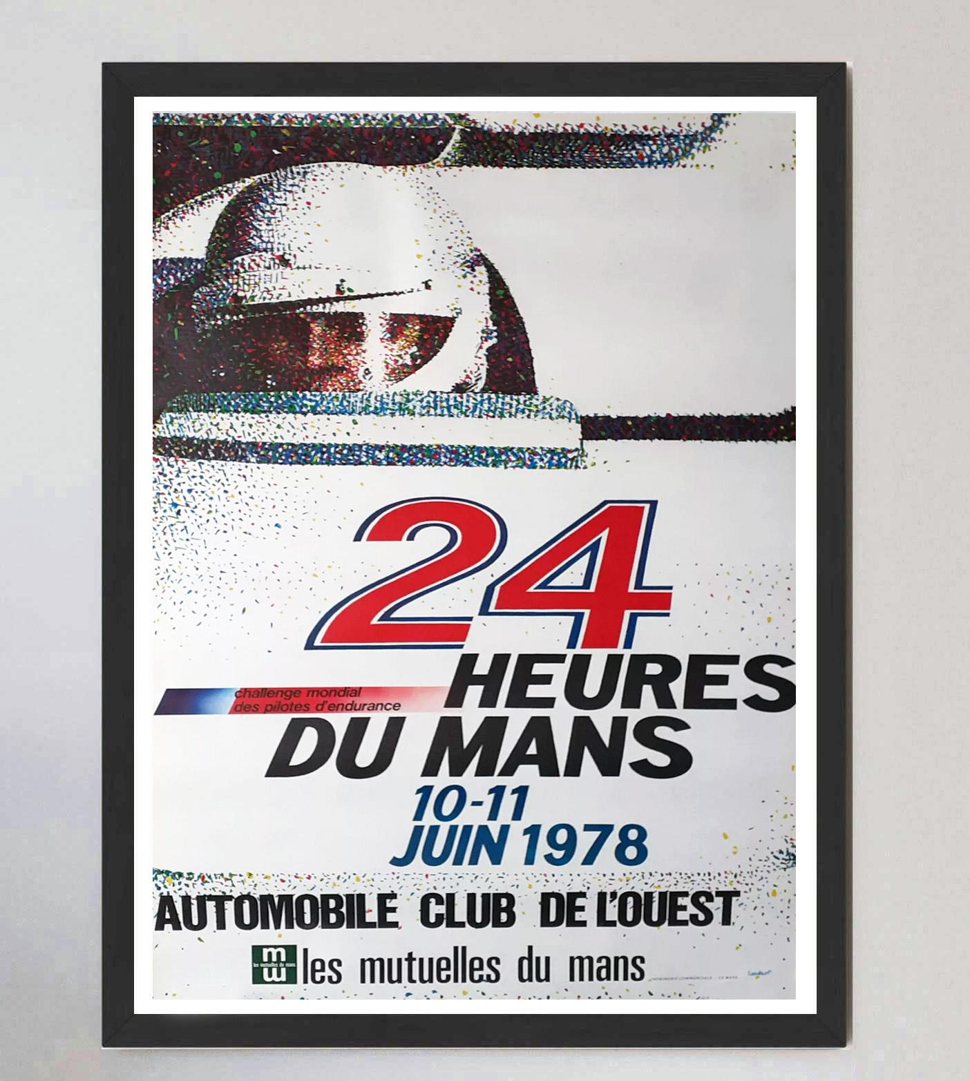 1978 Le Mans 24 Hours, Original-Vintage-Poster, Le Mans (Ende des 20. Jahrhunderts) im Angebot