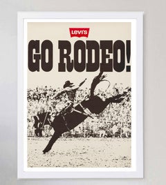 1978 Levi's - Go Rodeo! Original Vintage Poster