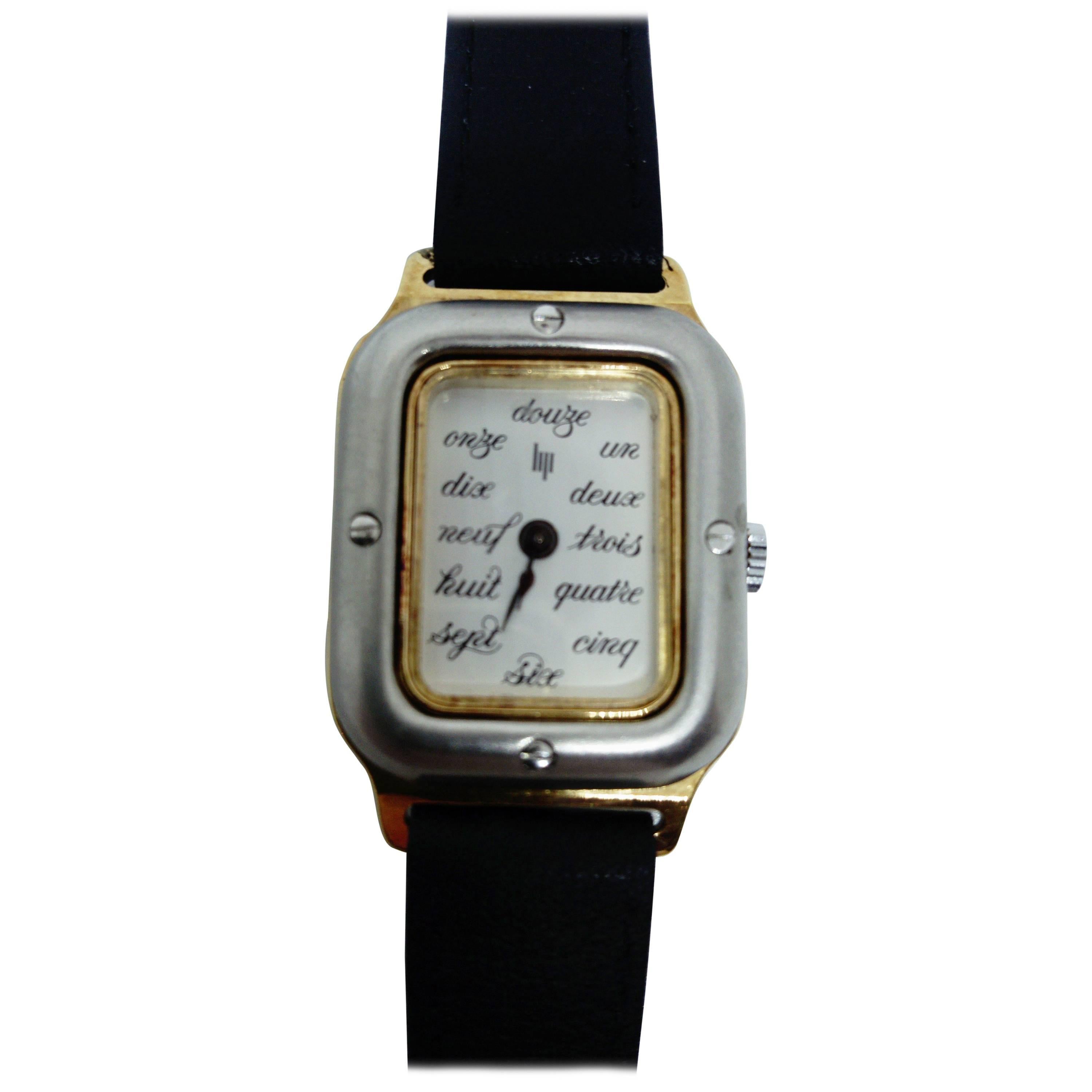 1978 Lip by Mark Held Wristwatch