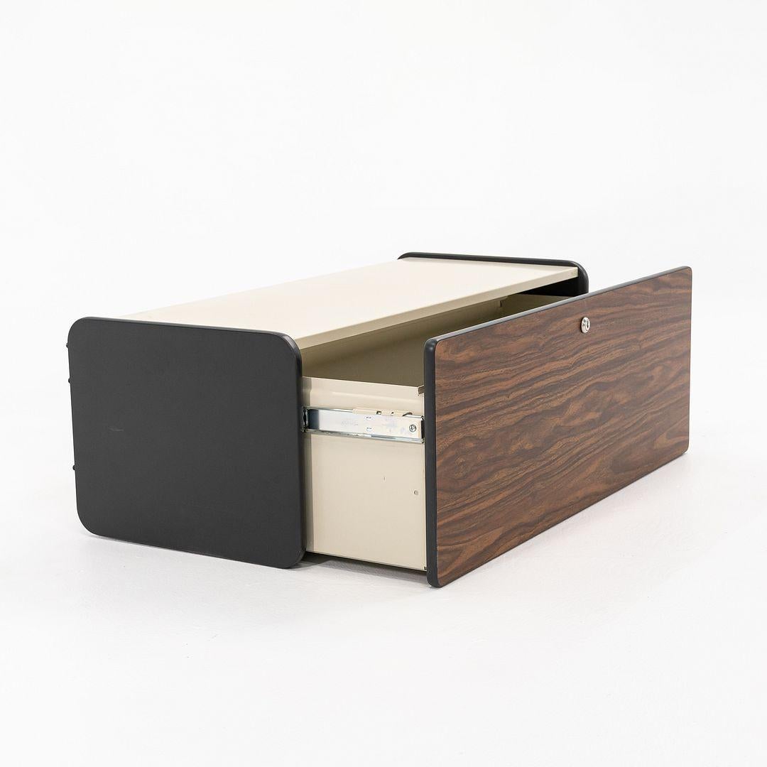 This is a New/Old Stock Hanging Cabinet, designed by George Nelson for Herman Miller for their Action Office Series in 1965. These particular cabinets date to 1978 and were never used or installed. 
 
 The listed price includes one cabinet, and we
