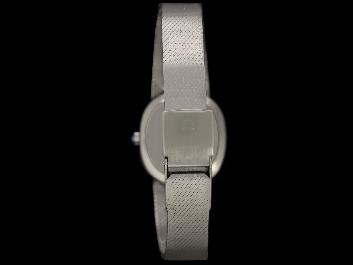 1978 Omega De Ville Vintage Reloj de Vestir Ellipse con Brazalete - Acero inoxidable en venta 2